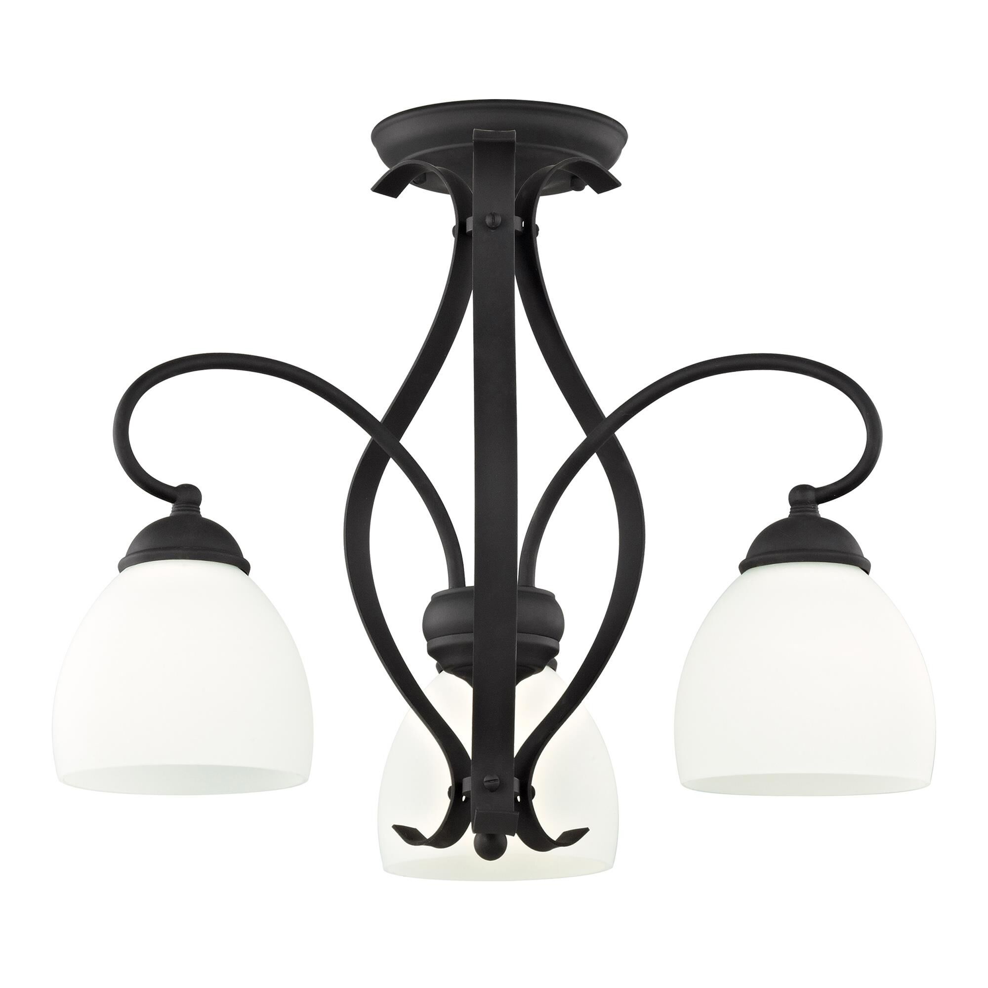 Brookside 20 Inch 3 Light Mini Chandelier by Livex Lighting