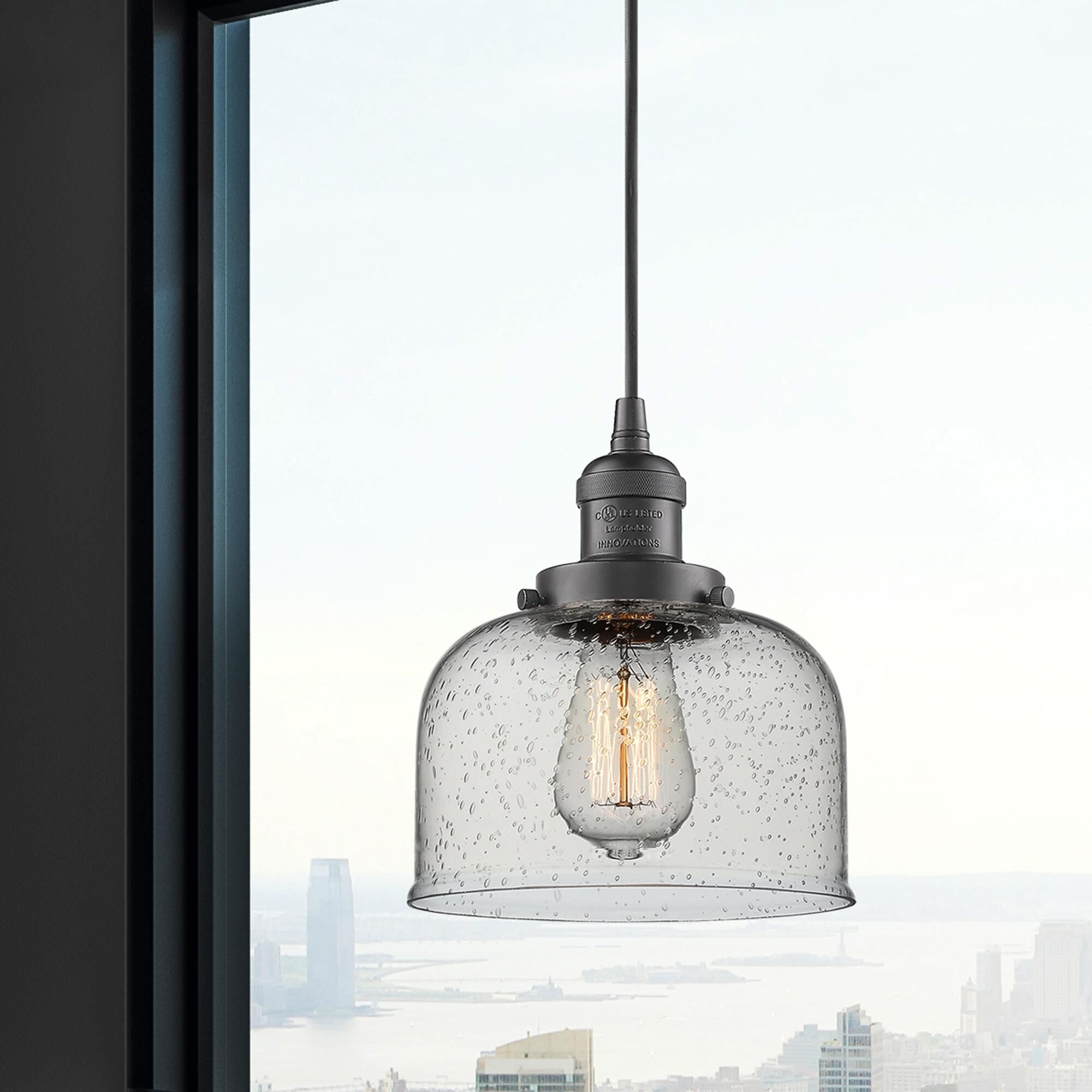 Bruno Marashlian Large Bell 8 Inch Mini Pendant by Innovations Lighting