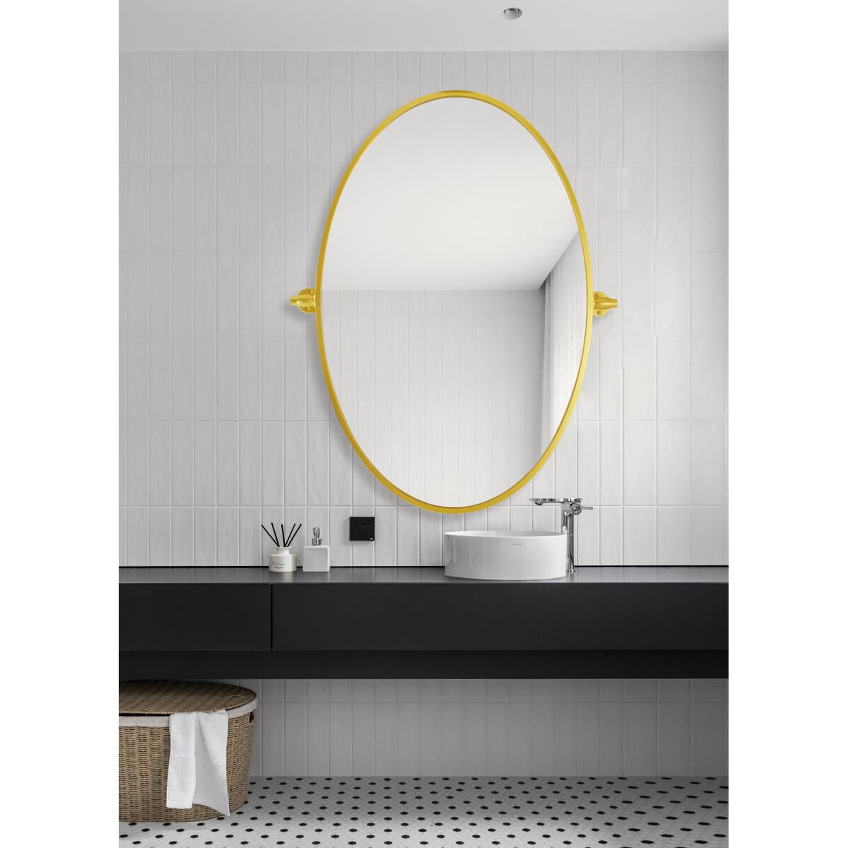 Everly 32 Inch Decorative Mirror by Elegant Decor