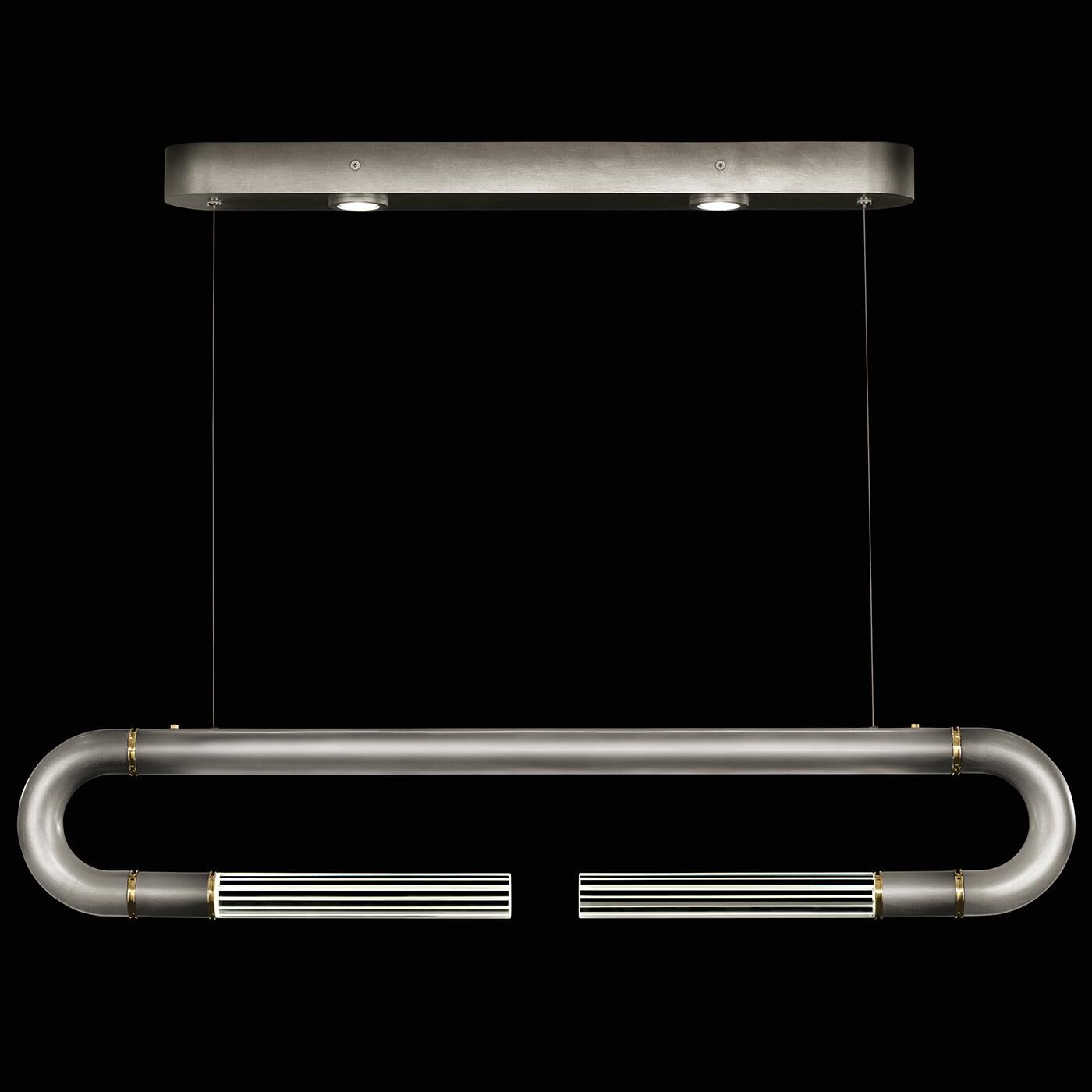 Antonia Linear Suspension Light by Fine Art Handcrafted Lighting