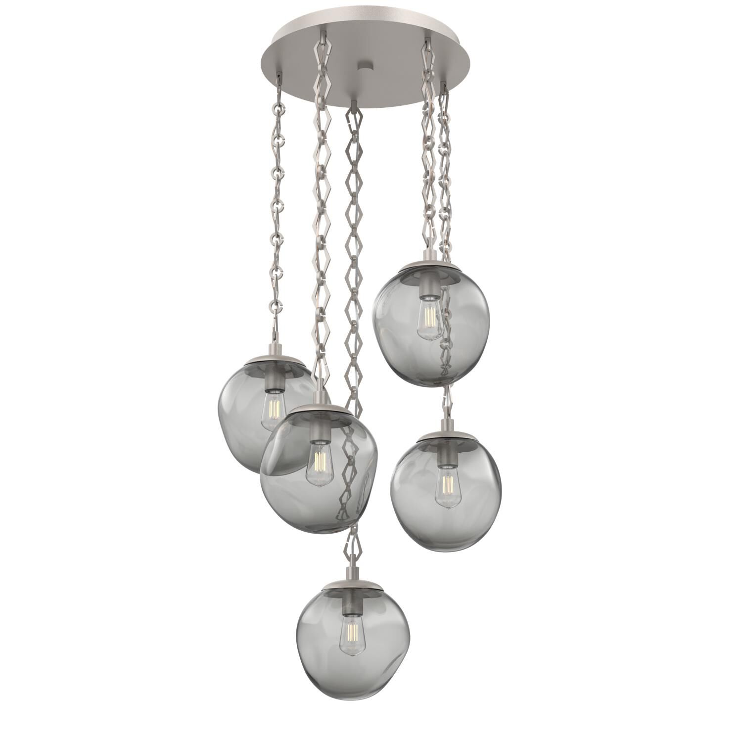 Levi Wilson Aster Bulb 24 Inch Multi Light Pendant by Hammerton Studio