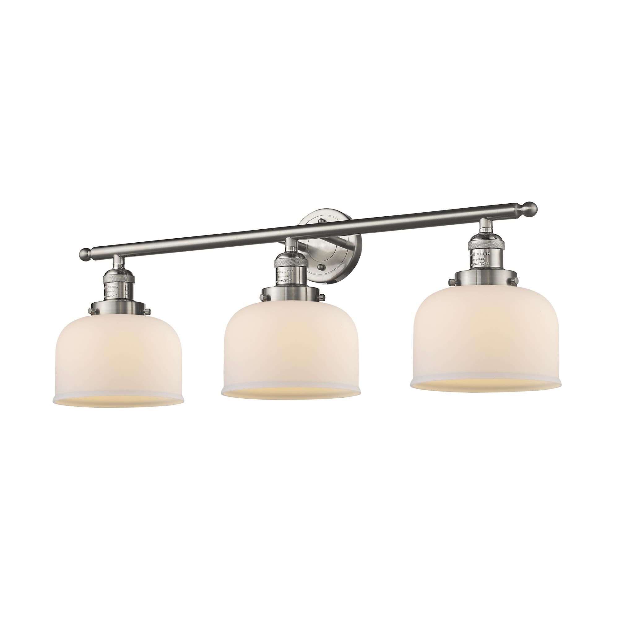 Bruno Marashlian Large Bell 32 Inch 3 Light Bath Vanity Light by Innovations Lighting