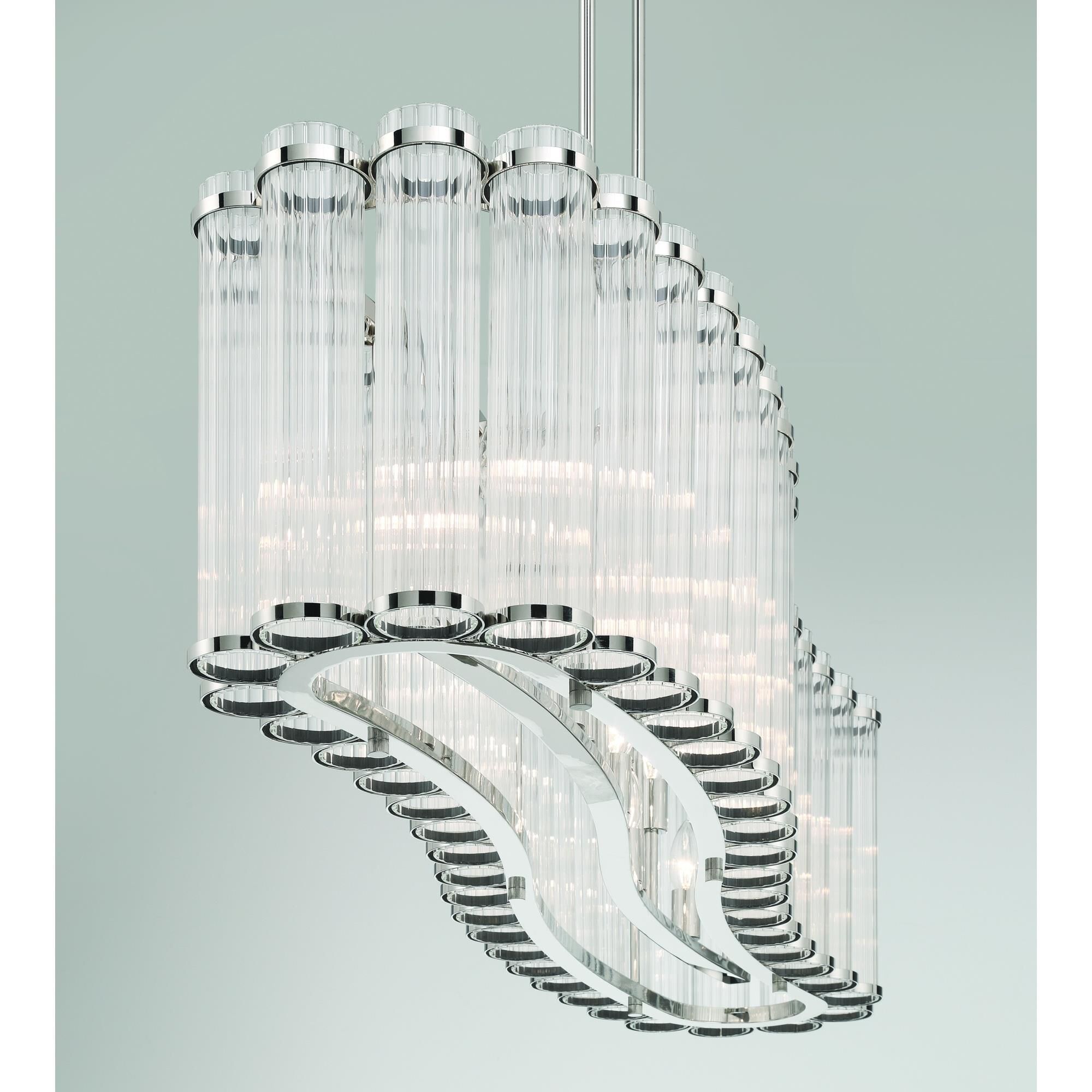 Glasbury Medium Linear Chandelier,