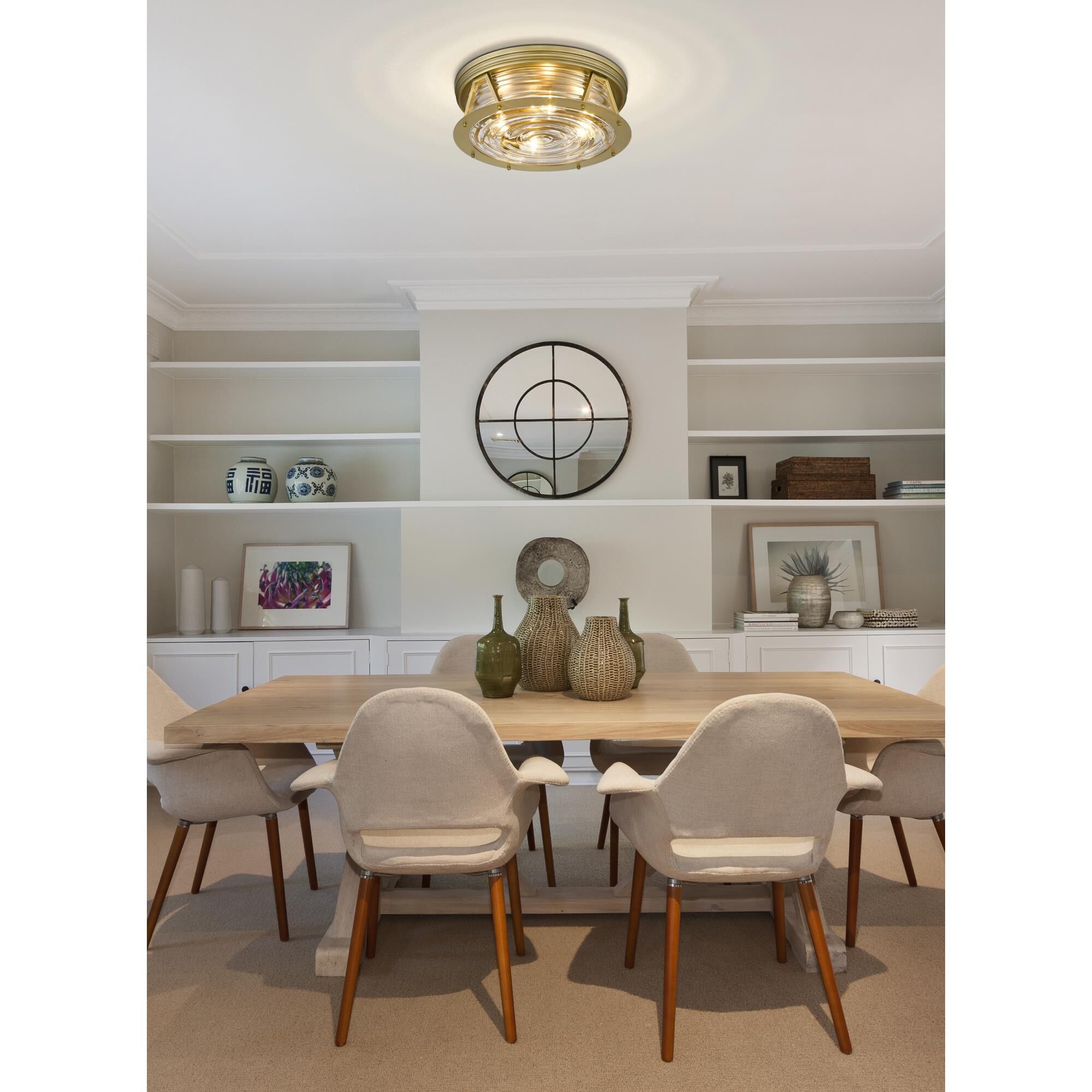 Cape Harbor 20 Inch 4 Light Flush Mount by Z-Lite