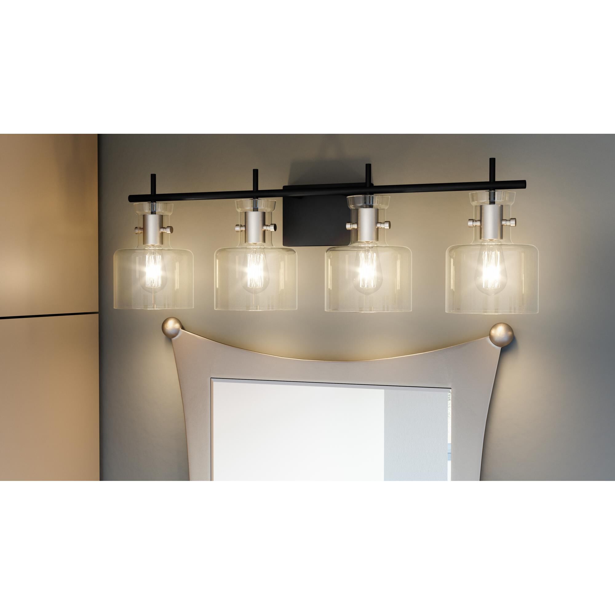 Pensbury 32 Inch 4 Light Bath Vanity Light by Quoizel