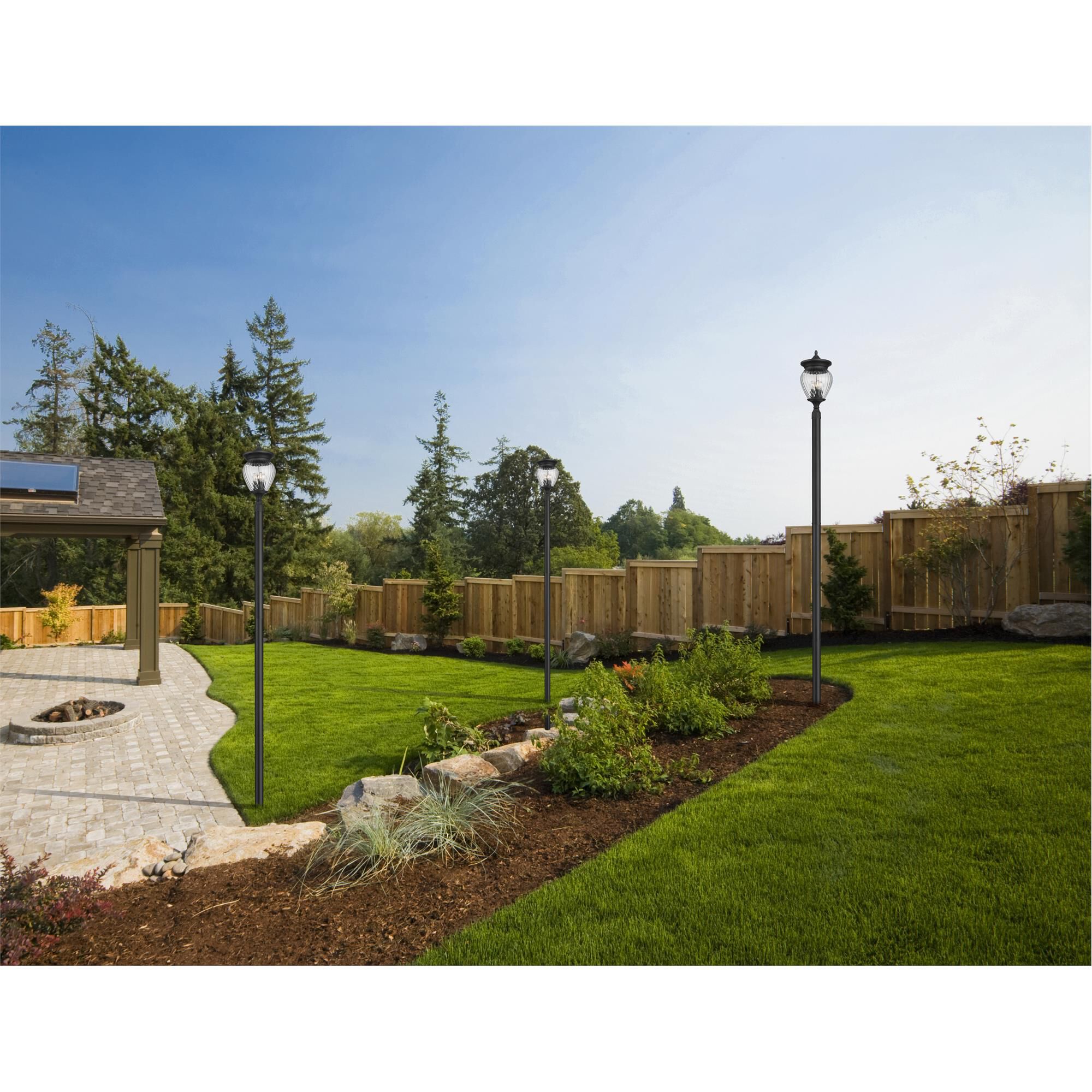 Shown in Black finish and Clear Ribbed glass and Clear Ribbed shade