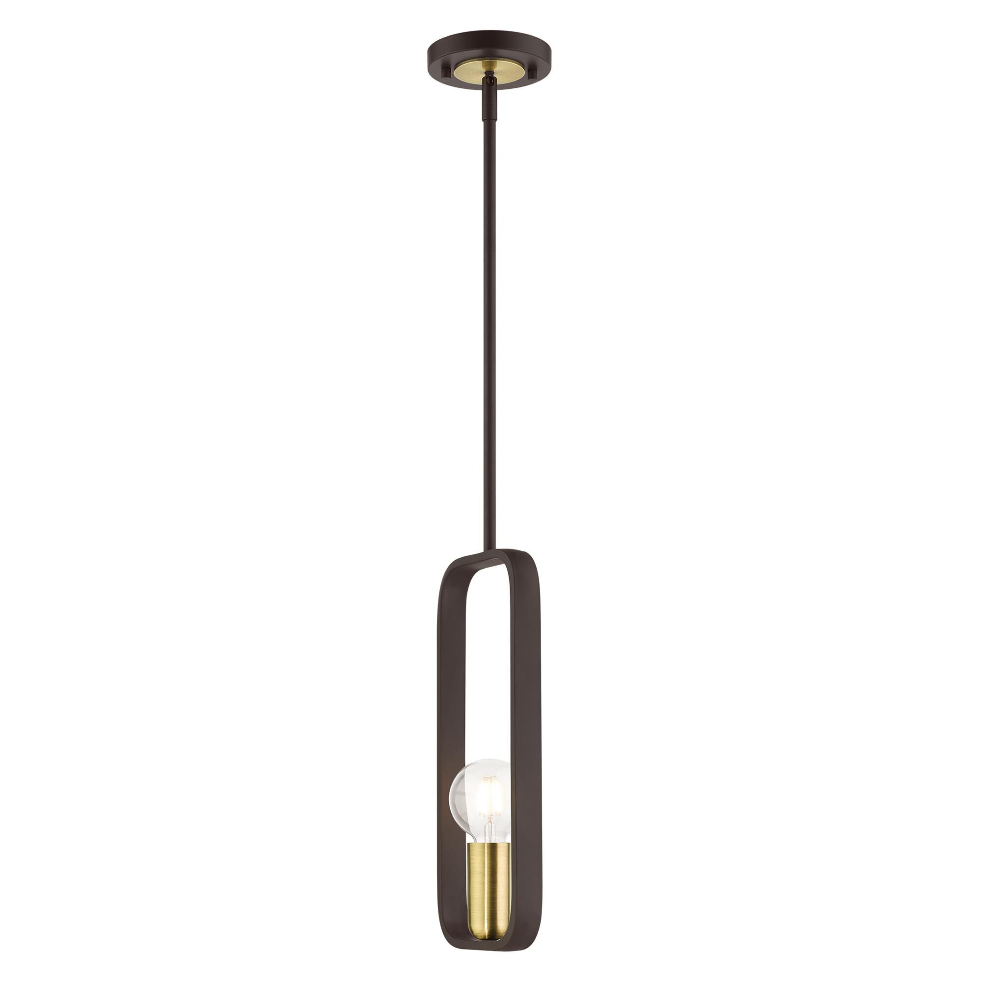 Livex Lighting Bergamo 7 Inch Mini Pendant