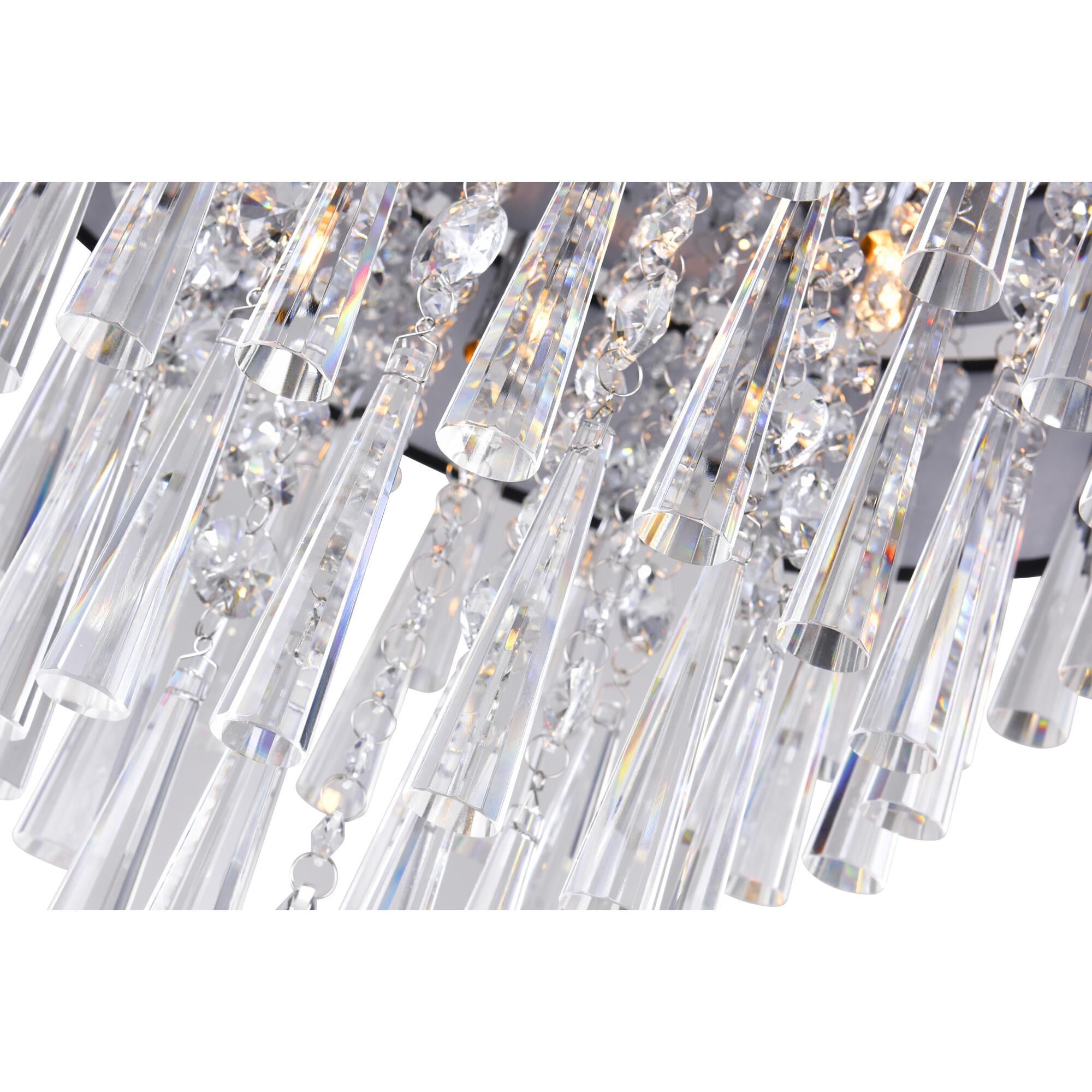 Franca 16 Inch 4 Light Flush Mount by CWI Lighting