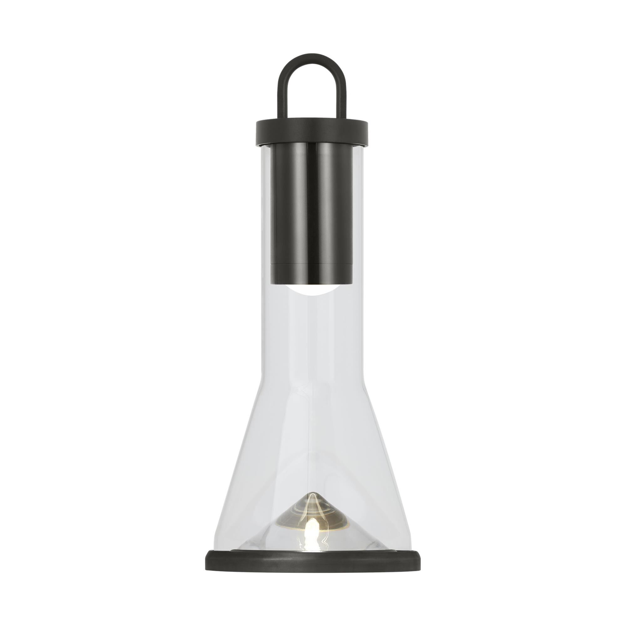 Shown in Bronze finish and Clear glass