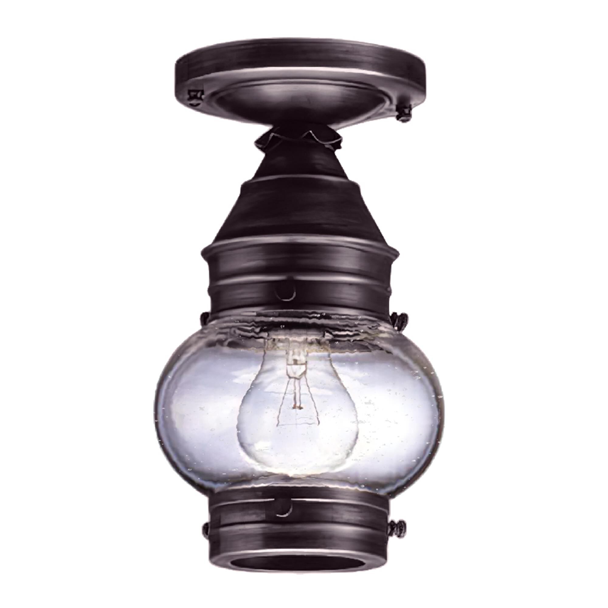 Onion 6 Inch Outdoor Flush Mount,