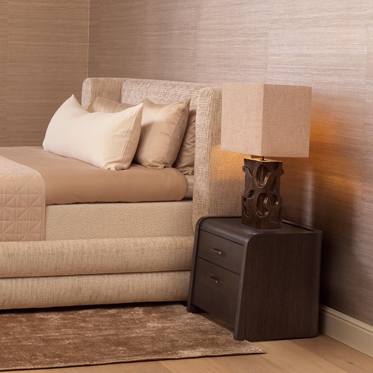 Shown in Mocha Oak Veneer, Medium Bronze finish