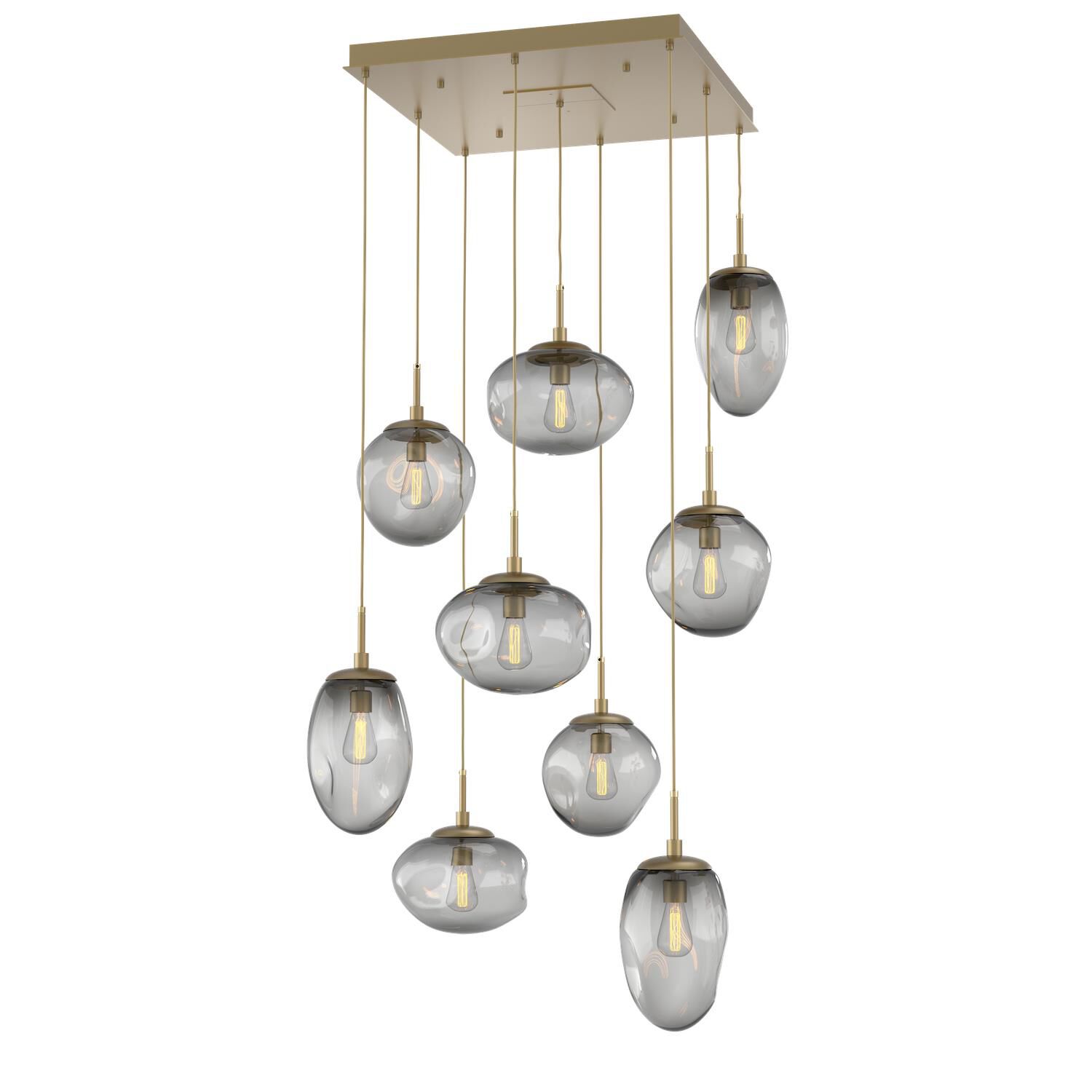 Levi Wilson Nebula 32 Inch 9 Light Multi Light Pendant by Hammerton Studio