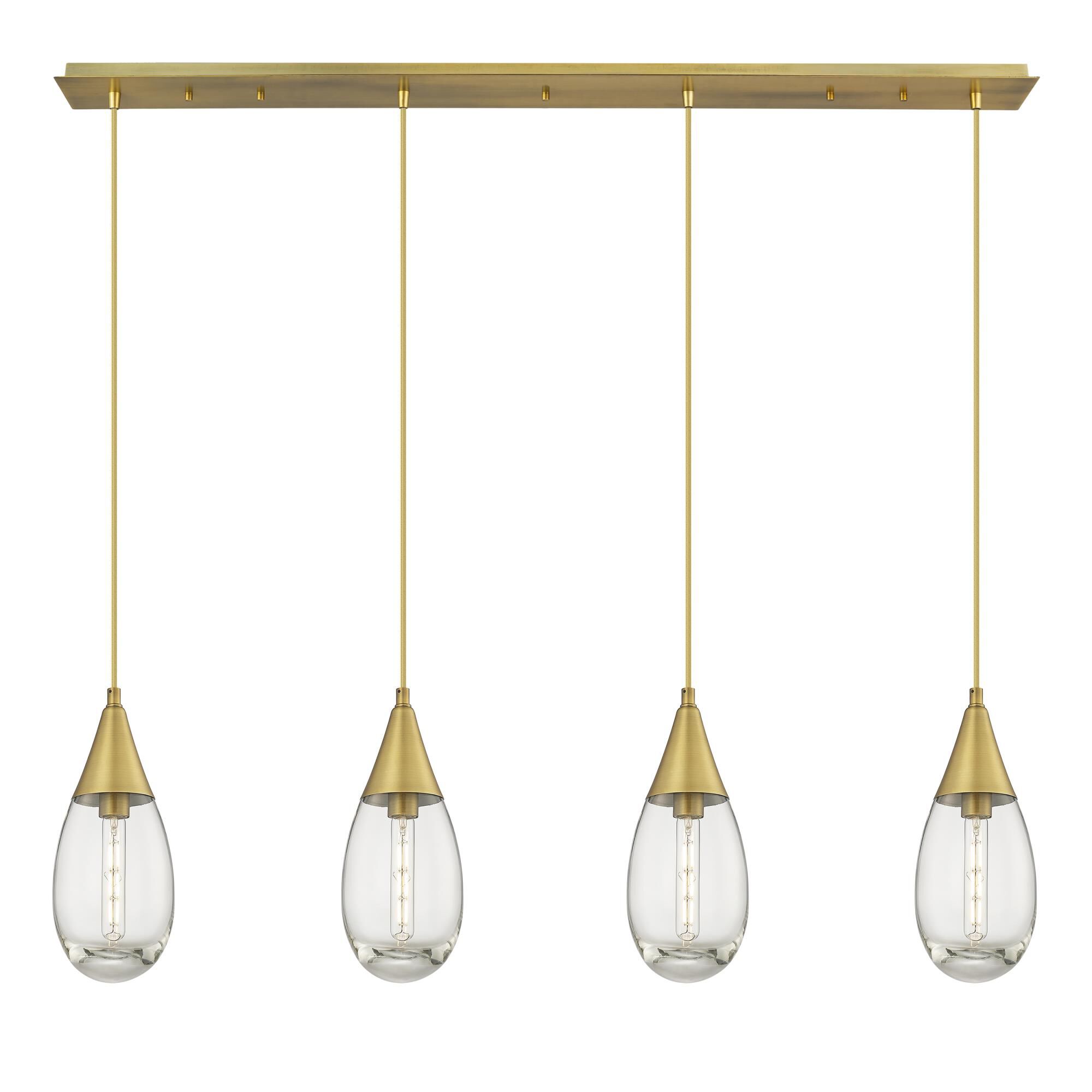 Bruno Marashlian Malone 49 Inch 4 Light Linear Suspension Light by Innovations Lighting