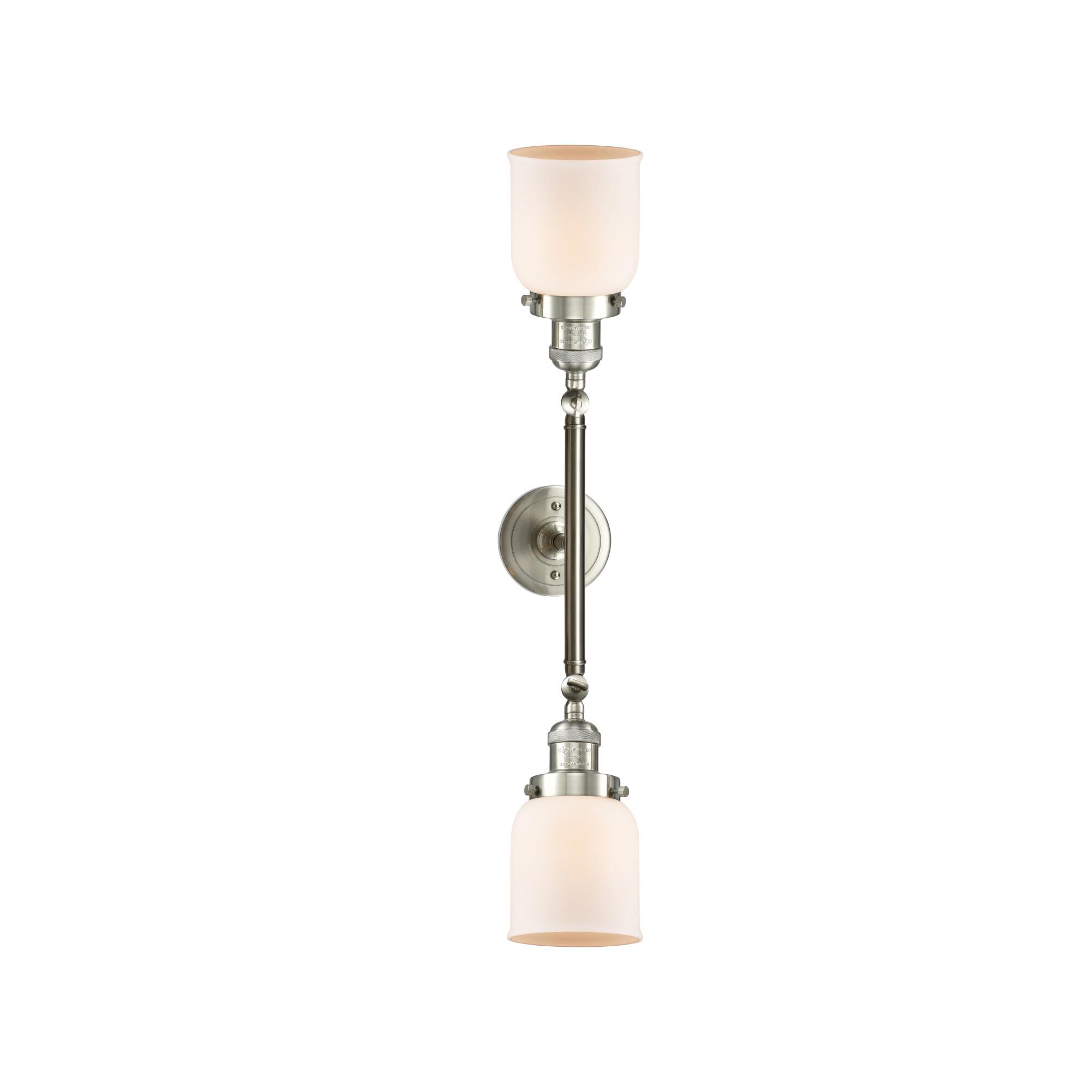 Bruno Marashlian Small Bell 16 Inch 2 Light Bath Vanity Light by Innovations Lighting
