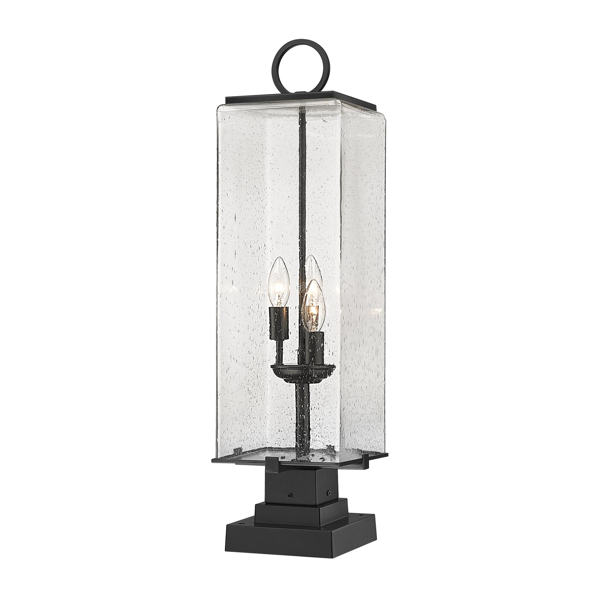 Sana 28 Inch Tall 3 Light Outdoor Pier Lamp by Z-Lite