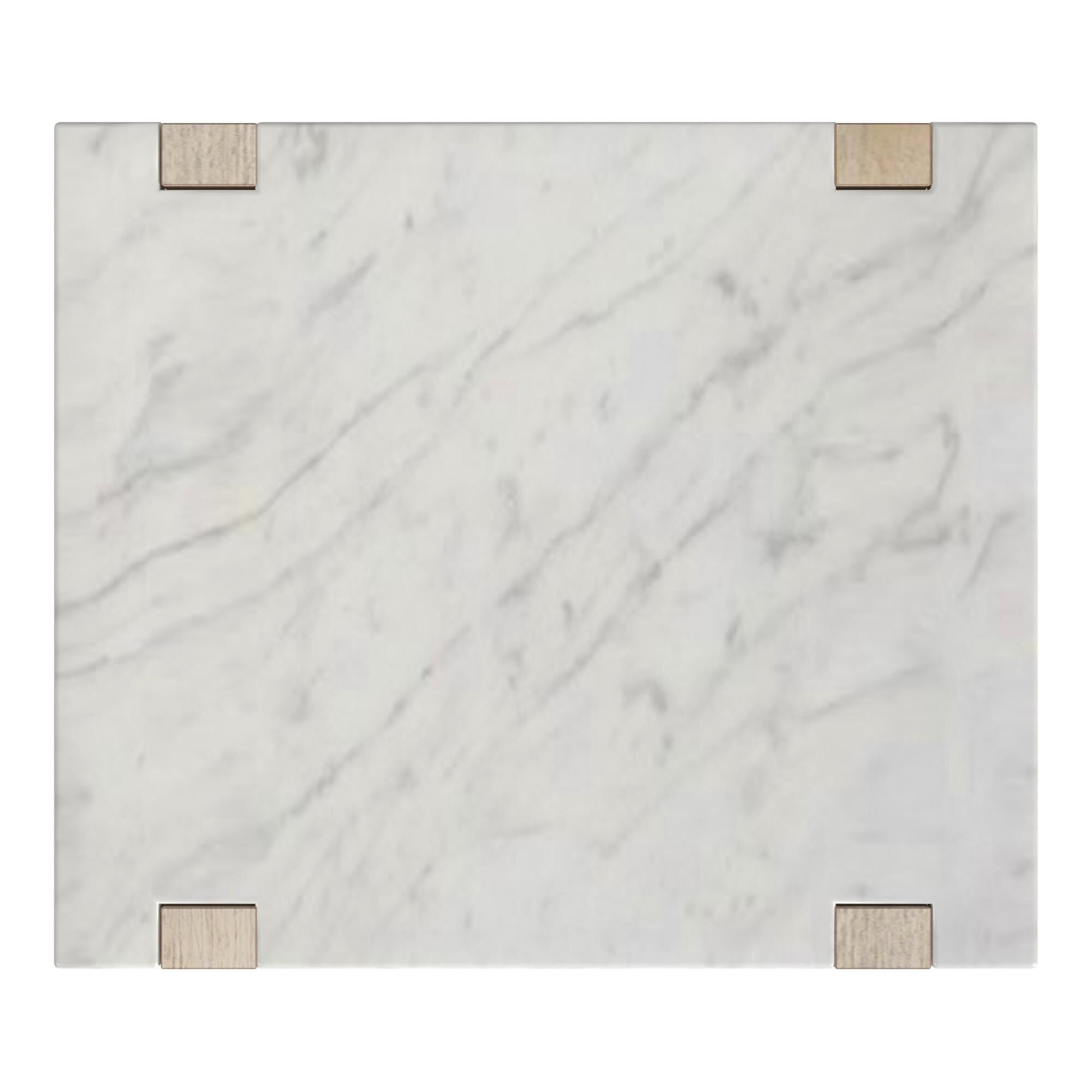 Shown in Sunbleached Ash - Bianco Marble finish