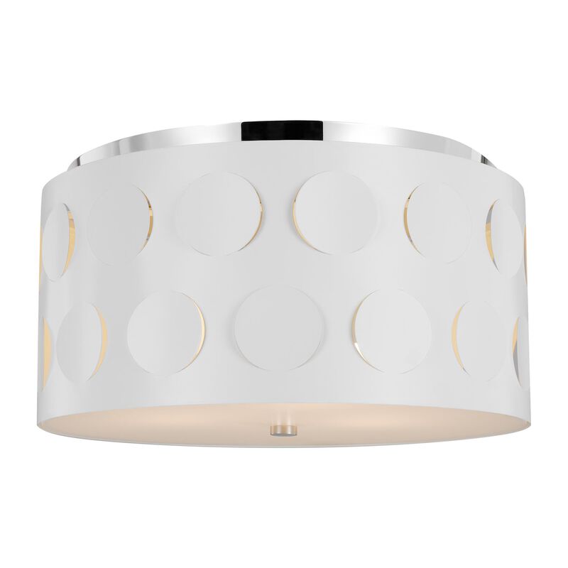 Kate Spade New York Dottie 18 Inch 3 Light Flush Mount by Visual Comfort Studio