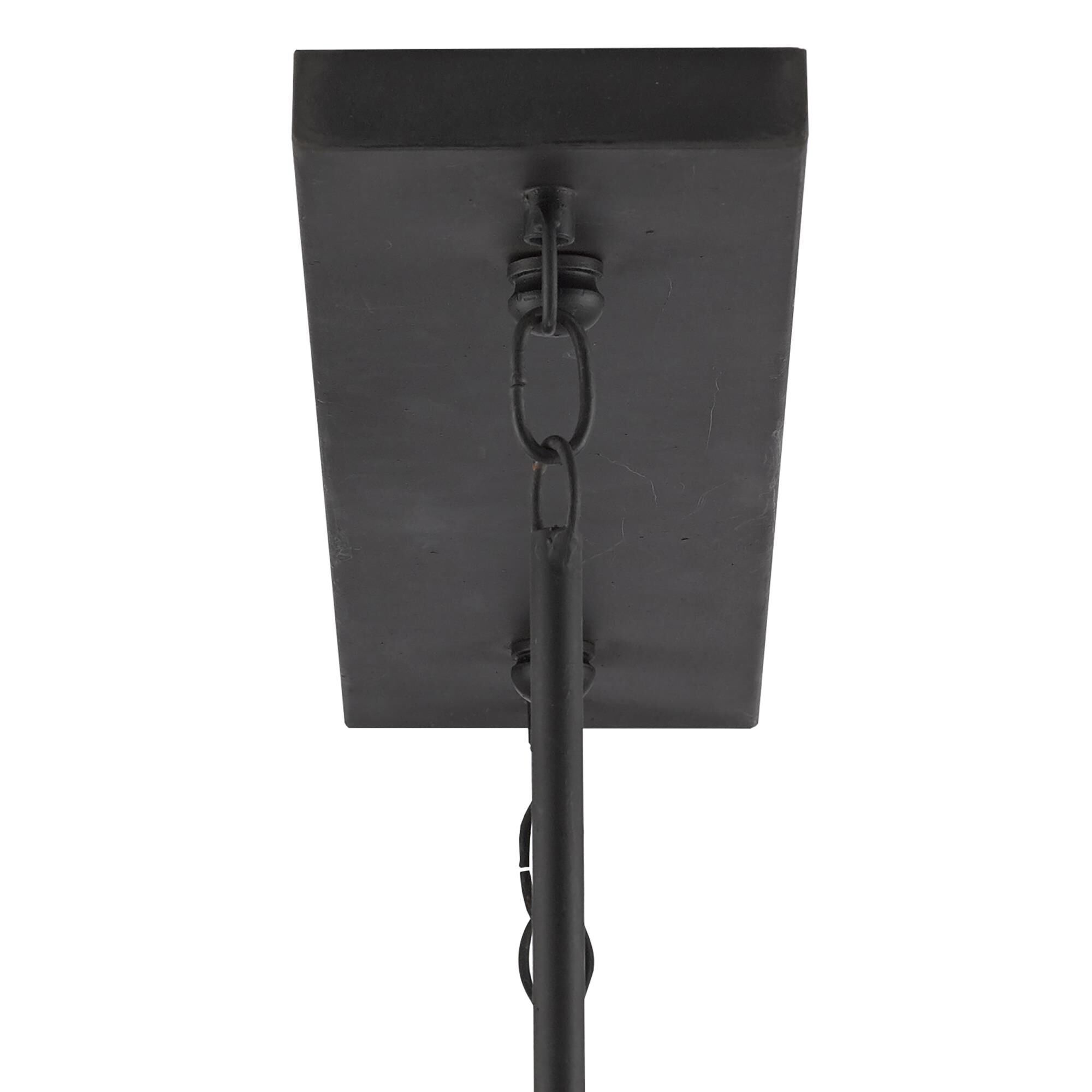 Basket 54 Inch 6 Light Linear Suspension Light by Currey and Company