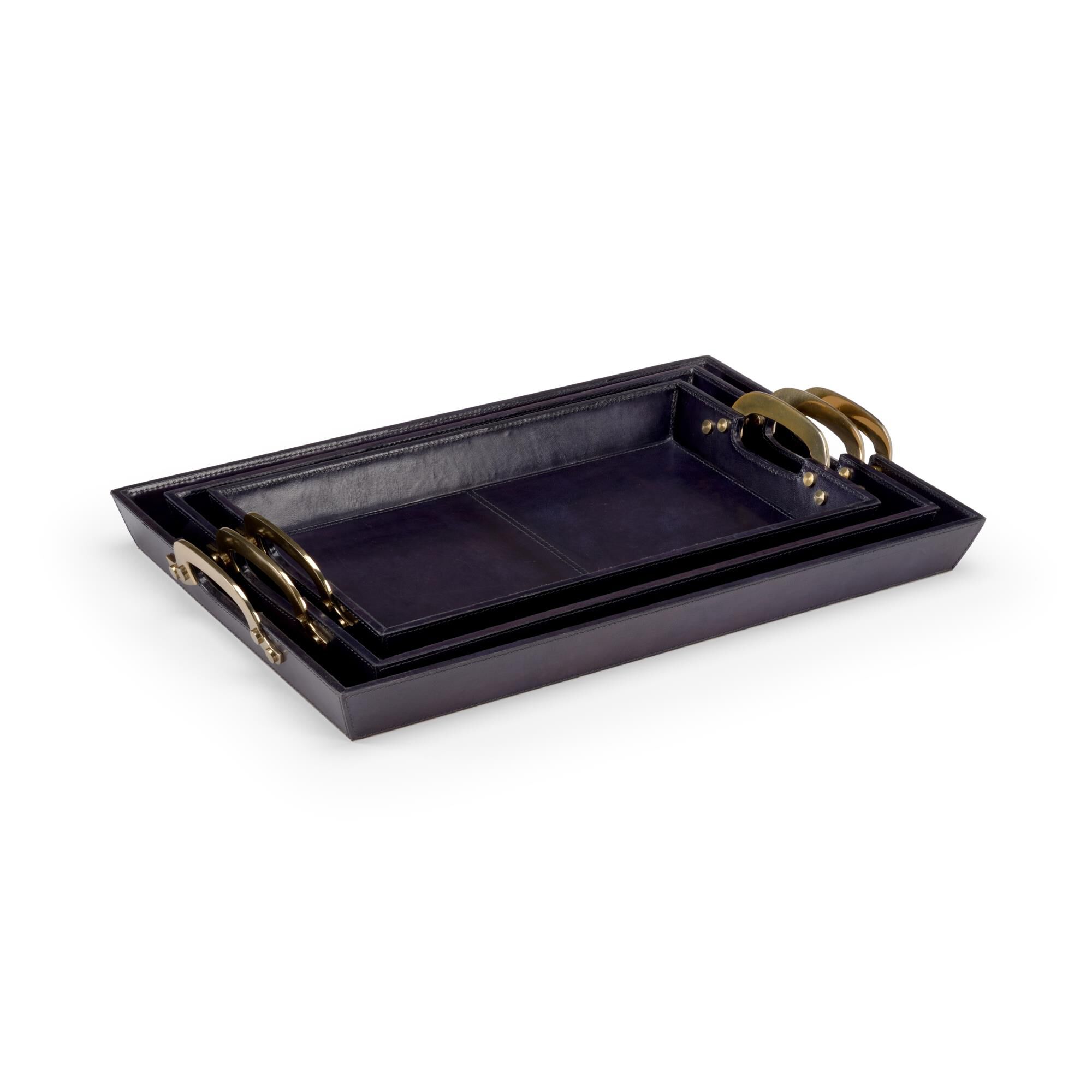 Shown in Midnight Blue - Antique Brass finish