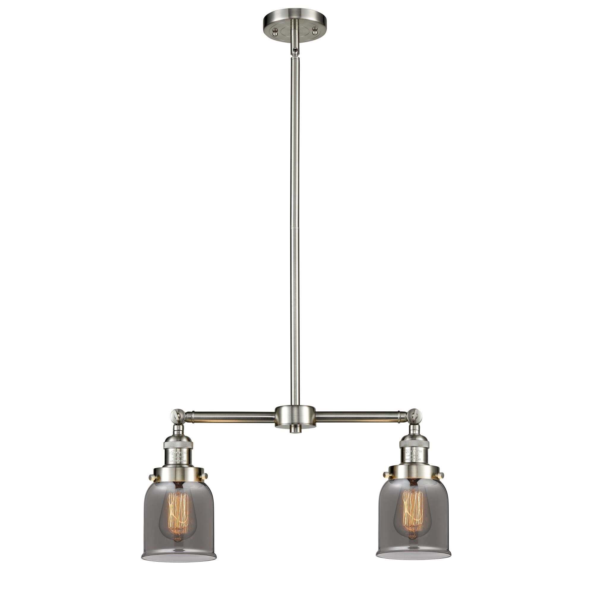 Bruno Marashlian Small Bell 21 Inch 2 Light Mini Chandelier by Innovations Lighting