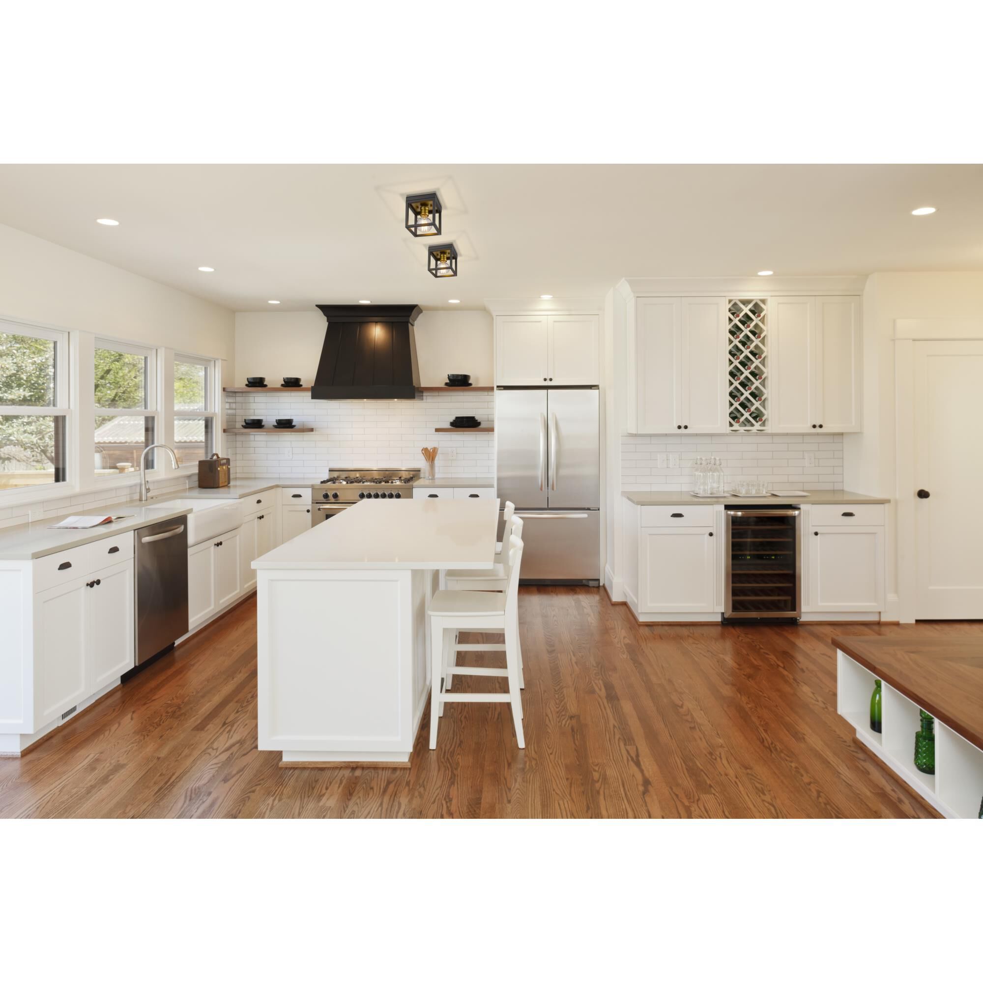 Kube 6 Inch 1 Light Flush Mount by Z-Lite