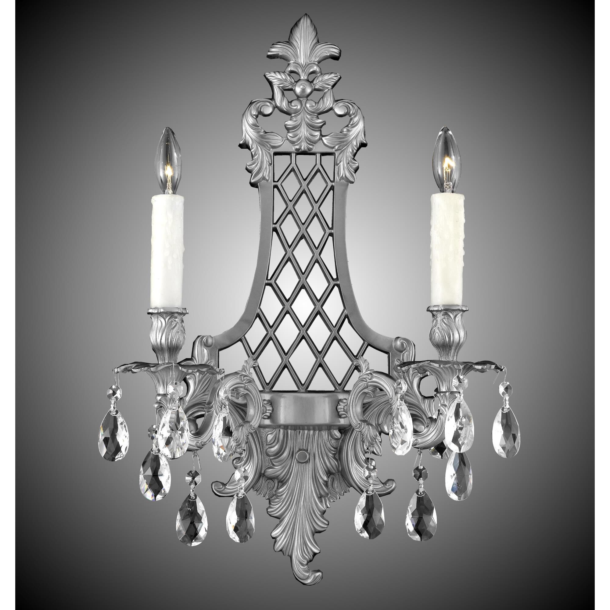 22 Inch Wall Sconce by American Brass and Crystal