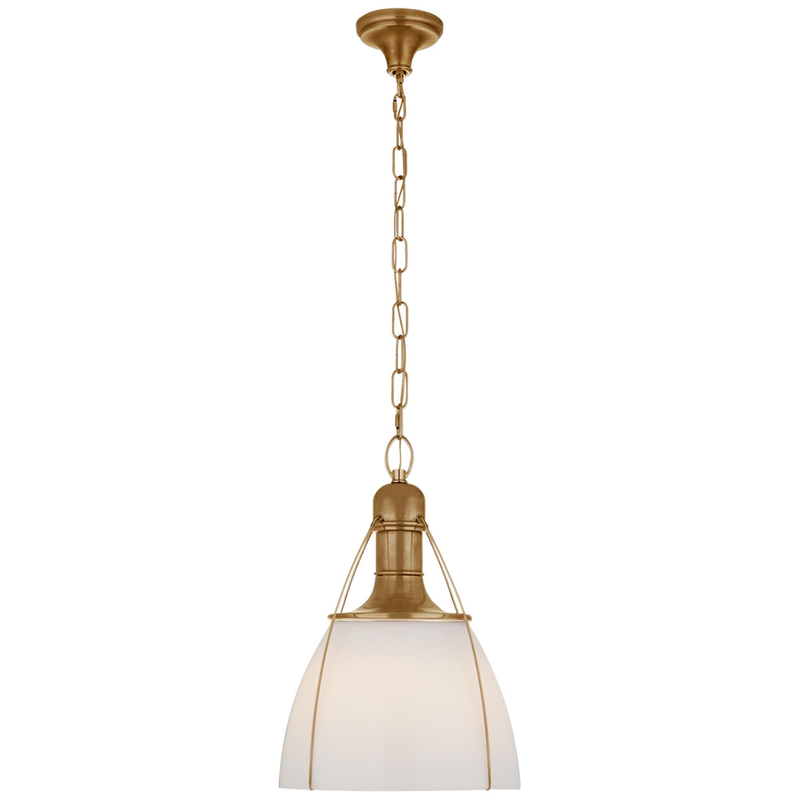 Visual Comfort Signature Collection Chapman & Myers Prestwick 18 Inch Large Pendant