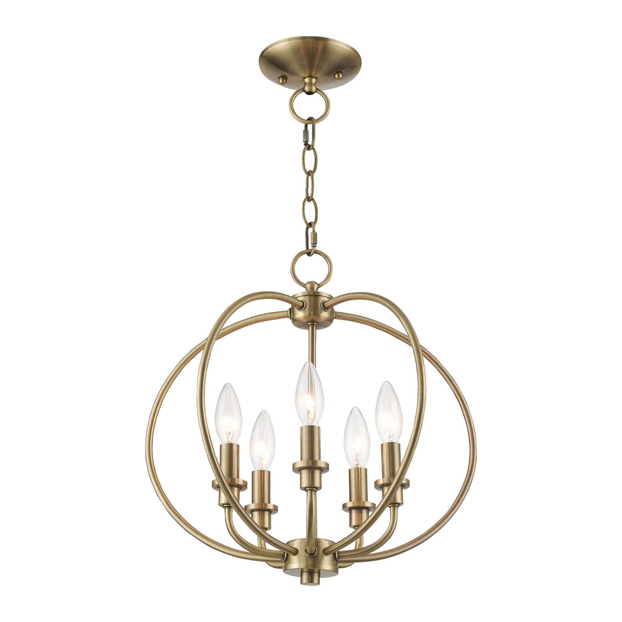 Shown in Antique Brass finish