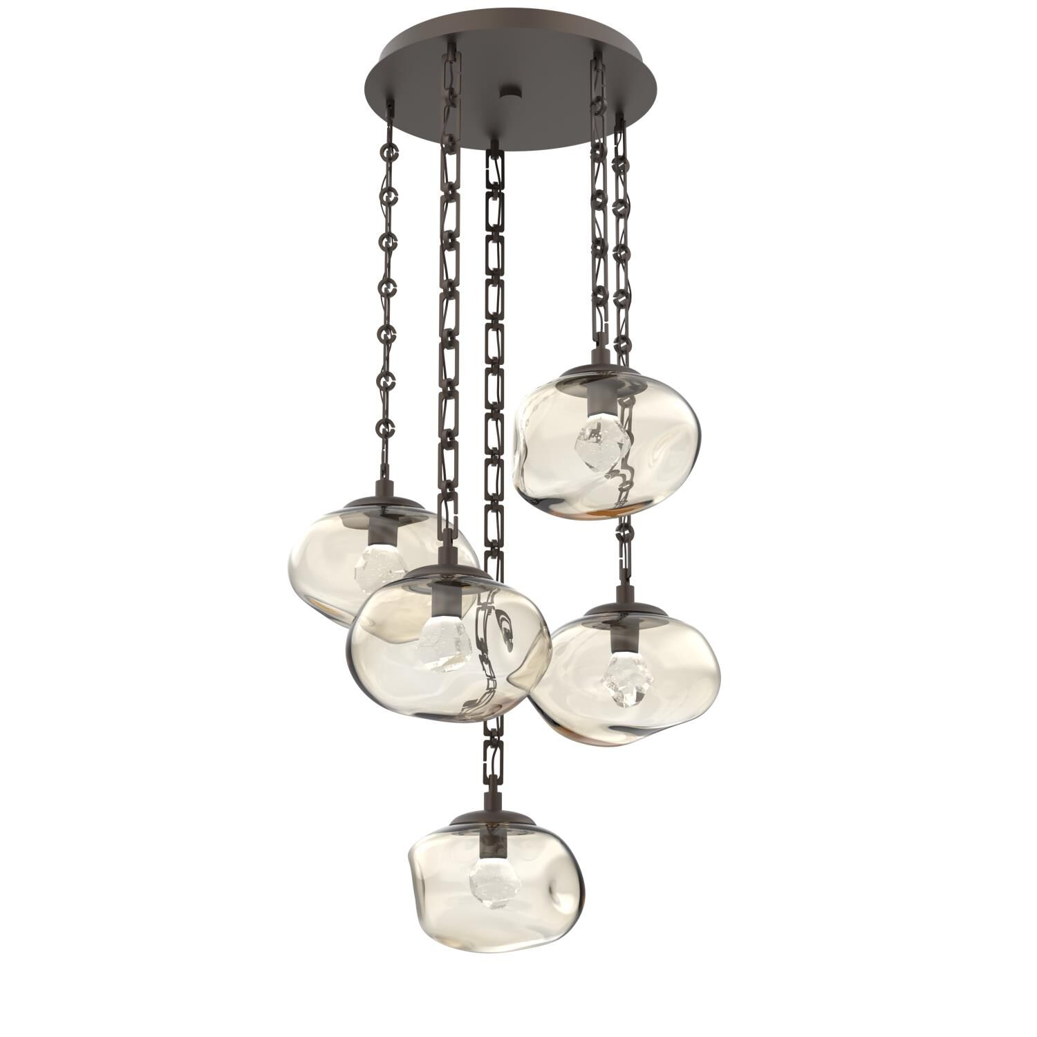 Levi Wilson Nova Led 24 Inch Multi Light Pendant by Hammerton Studio