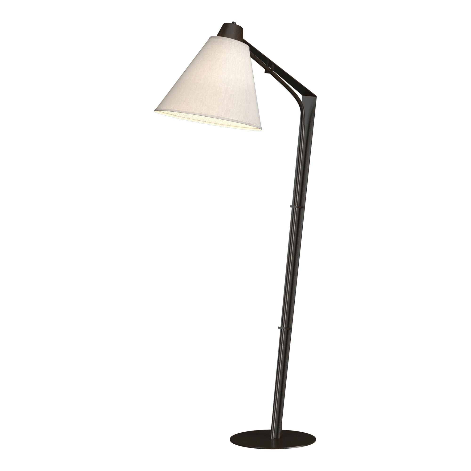 Shown in Oil Rubbed Bronze finish and Flax shade