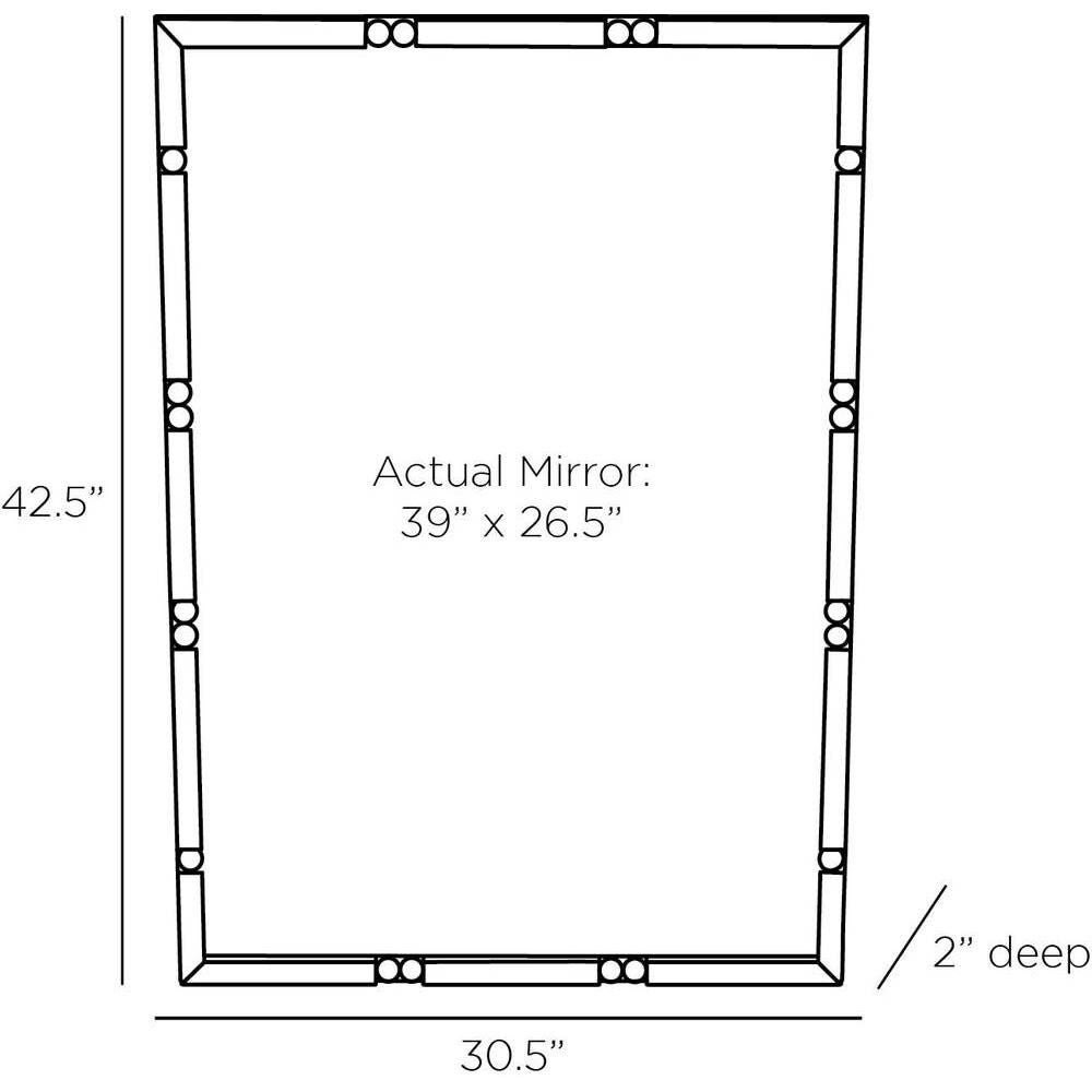 Brinkley 43 Inch Decorative Mirror by Arteriors Home