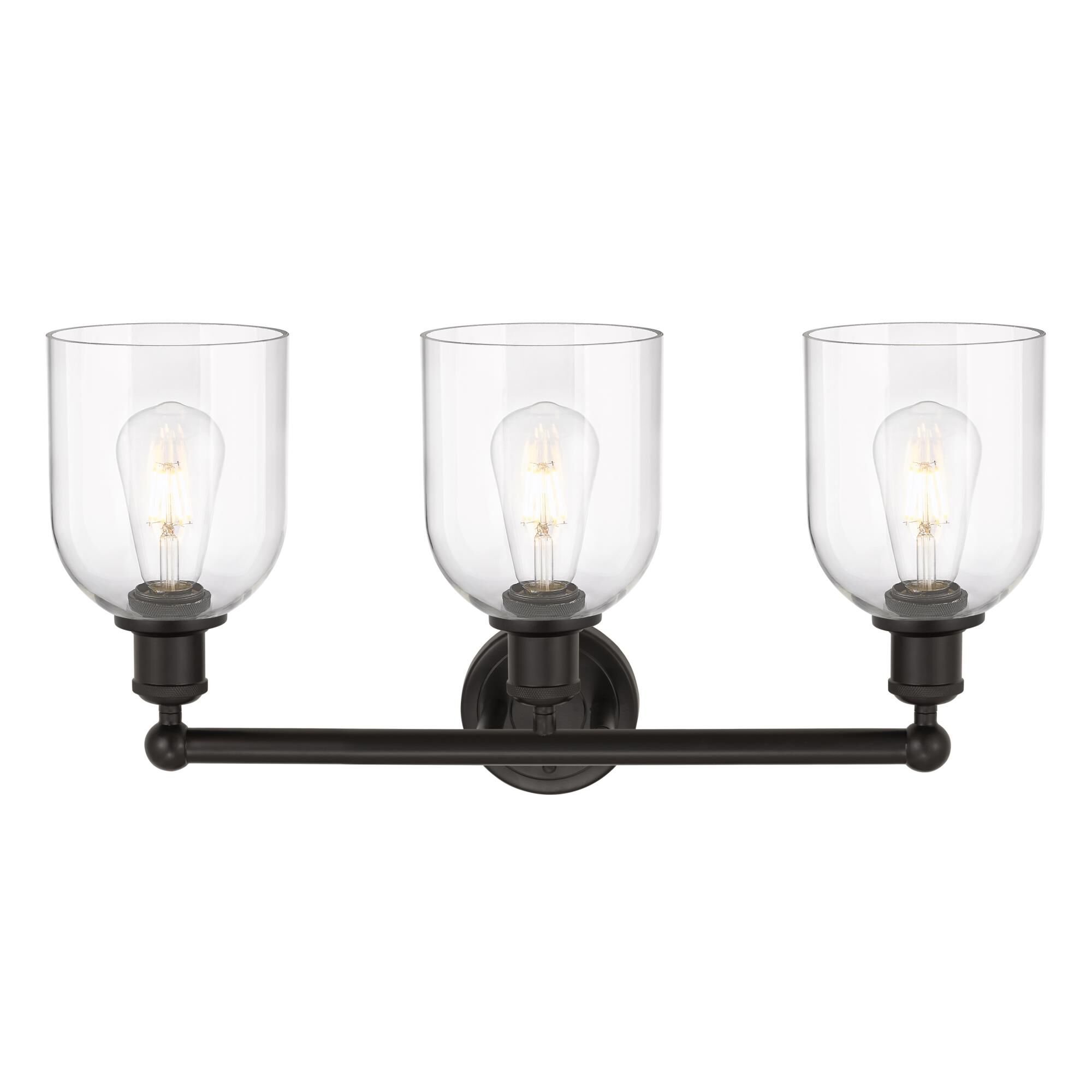 Shown in Oil Rubbed Bronze finish and Clear glass