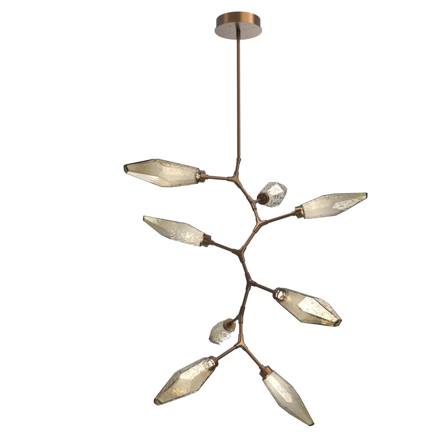 Rock Crystal Multi Light Pendant by Hammerton Studio