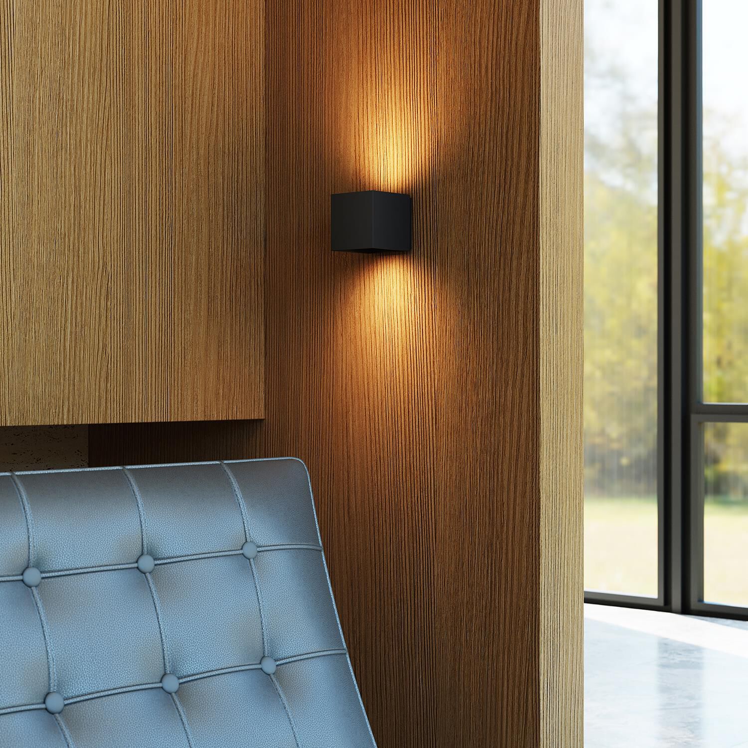 Qube 3 Inch Wall Sconce by SONNEMAN
