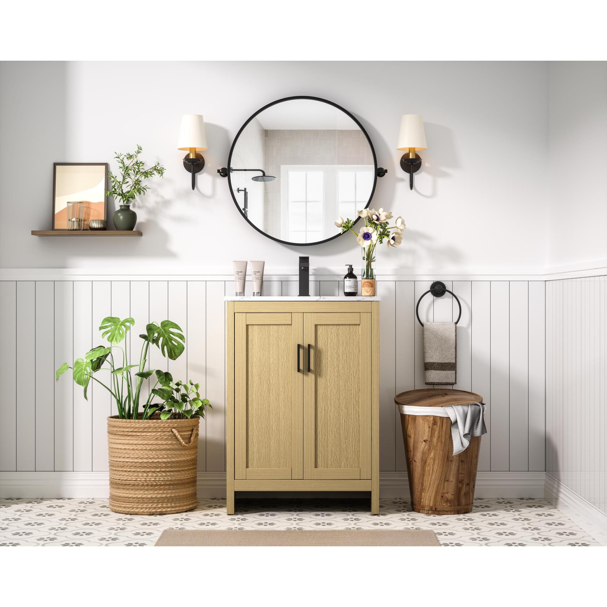 Finnley 24 Inch Bath Vanity by Elegant Dcor