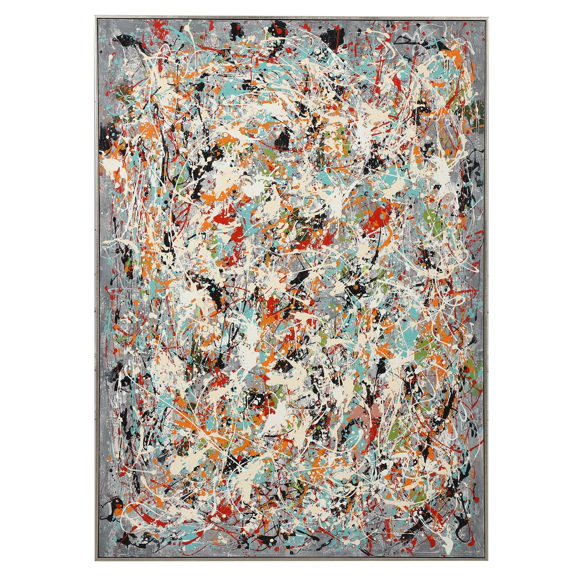 Uttermost Organized Chaos Hand Painted Canvas Painting by Uttermost