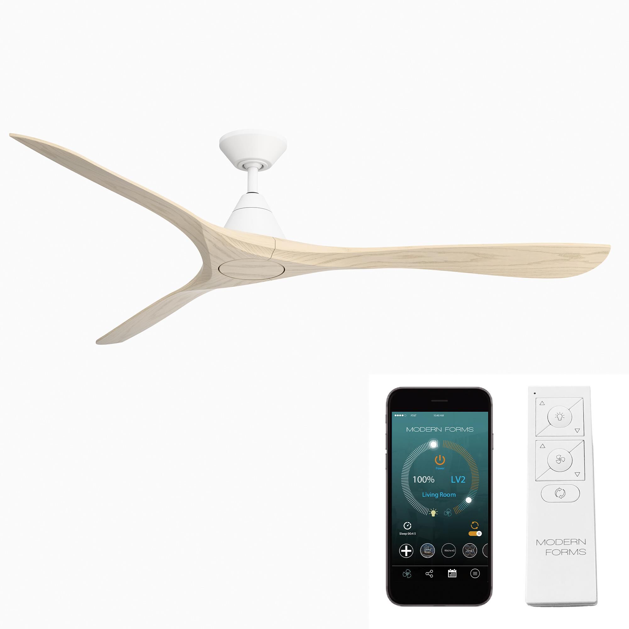 Carve 72 Inch Ceiling Fan with Light Kit by Modern Forms