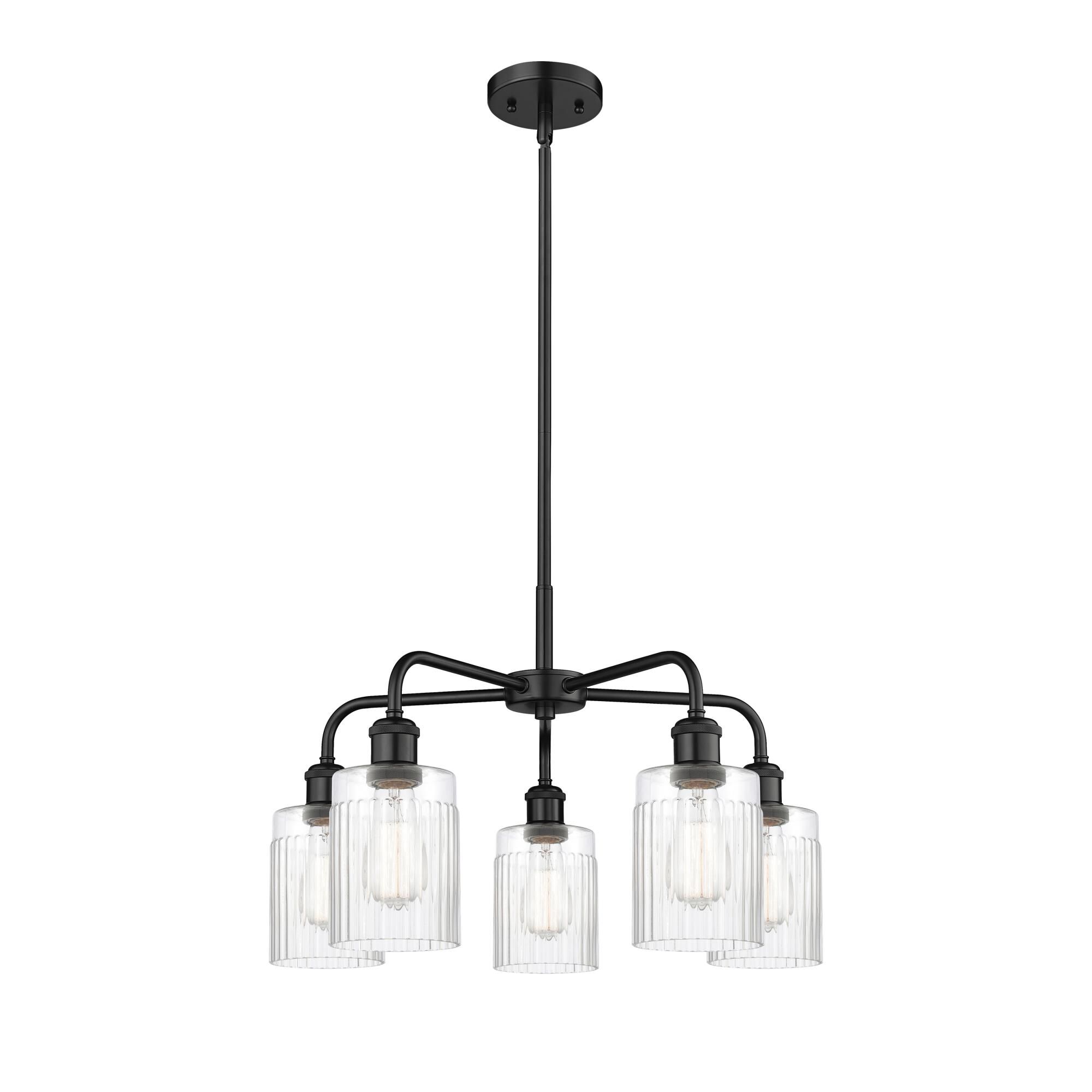 Shown in Matte Black finish and Clear glass