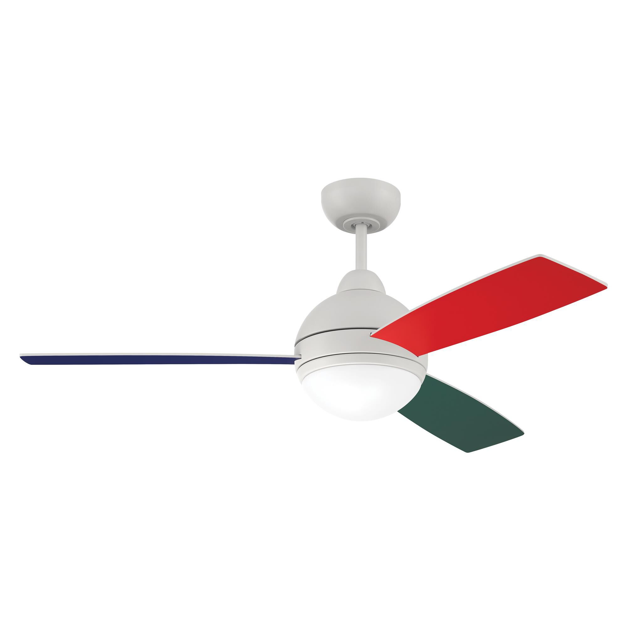 Keen 48 Inch Ceiling Fan with Light Kit,