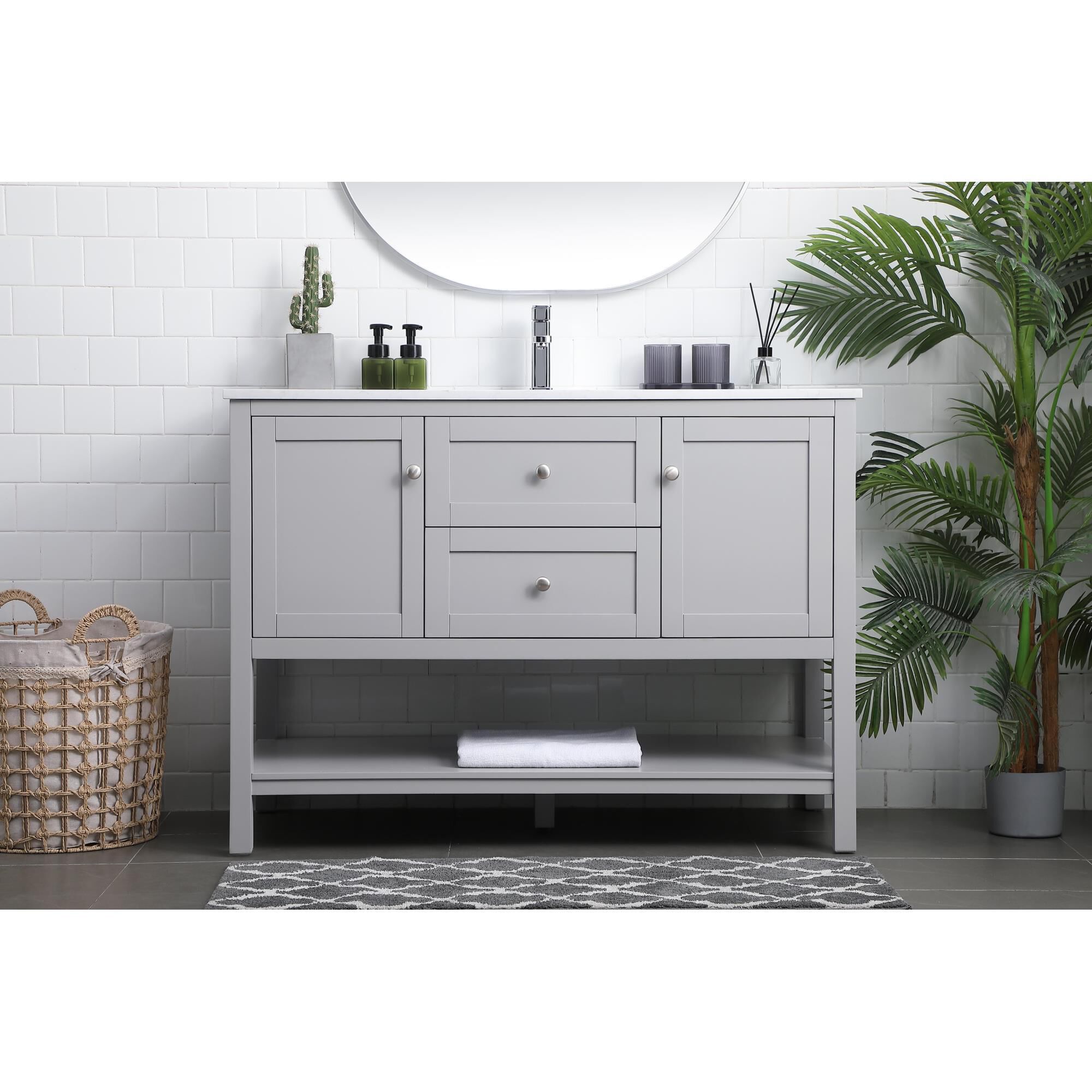 Heath 48 Inch Bath Vanity by Elegant Decor