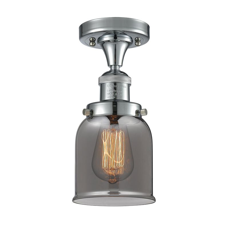 Bruno Marashlian Small Bell 5 Inch 1 Light Semi Flush Mount by Innovations Lighting