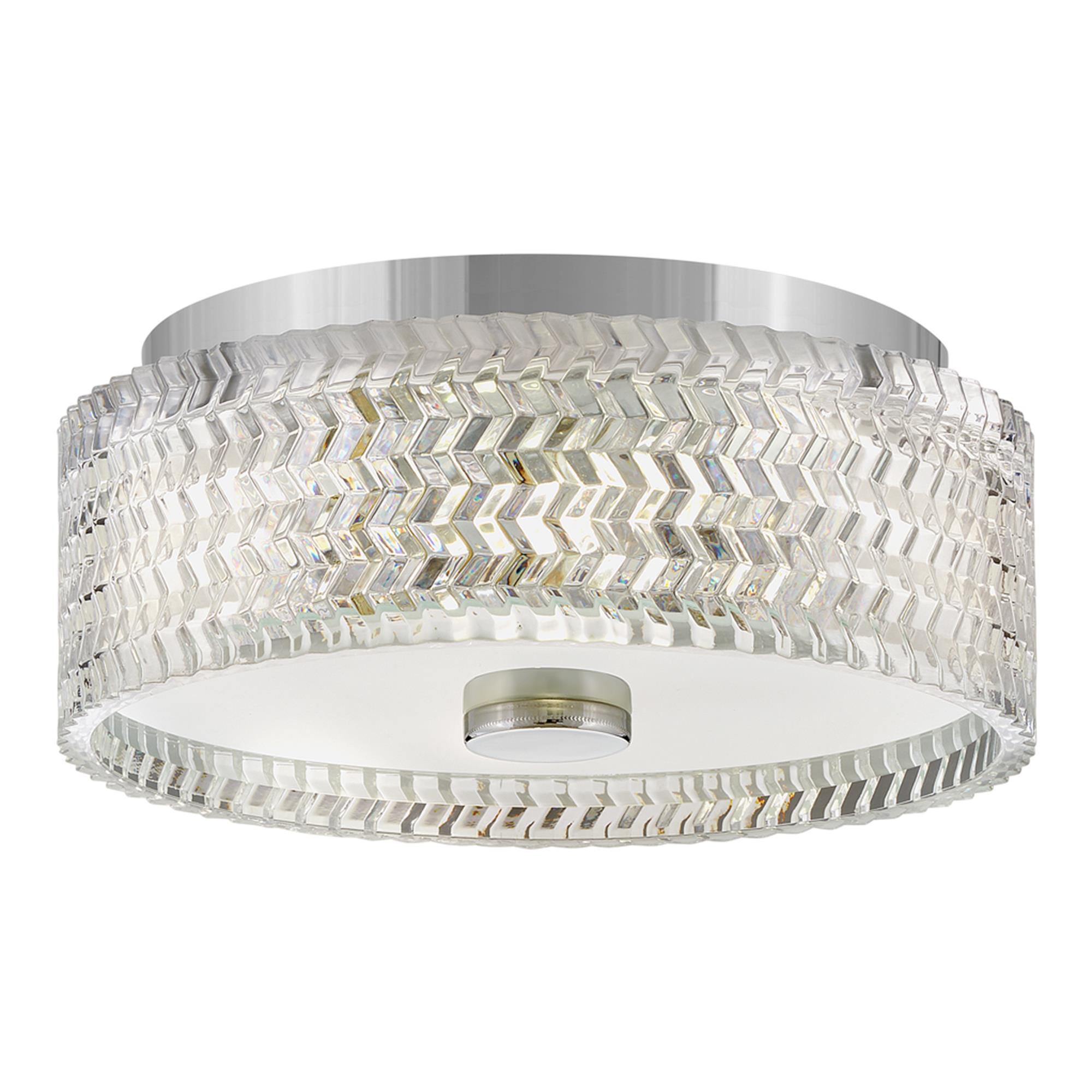 Elle 12 Inch 2 Light Flush Mount,