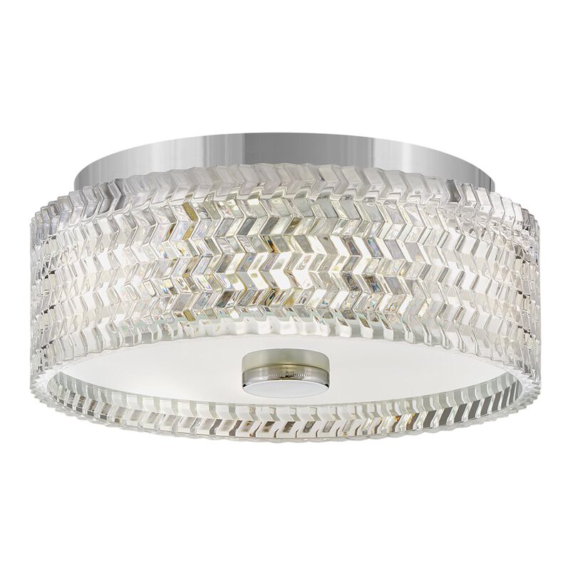 Elle 12 Inch 2 Light Flush Mount by Hinkley