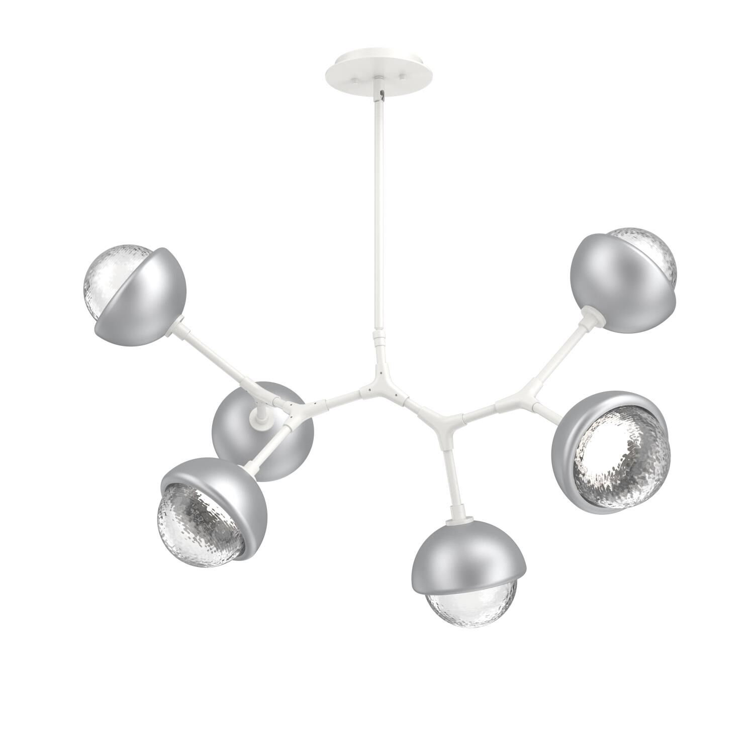 Levi Wilson Cabochon 31 Inch Linear Suspension Light by Hammerton Studio