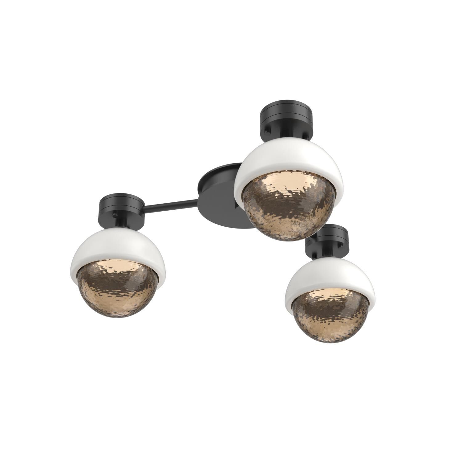 Shown in Matte Black finish and Bronze glass and Salt White accent
