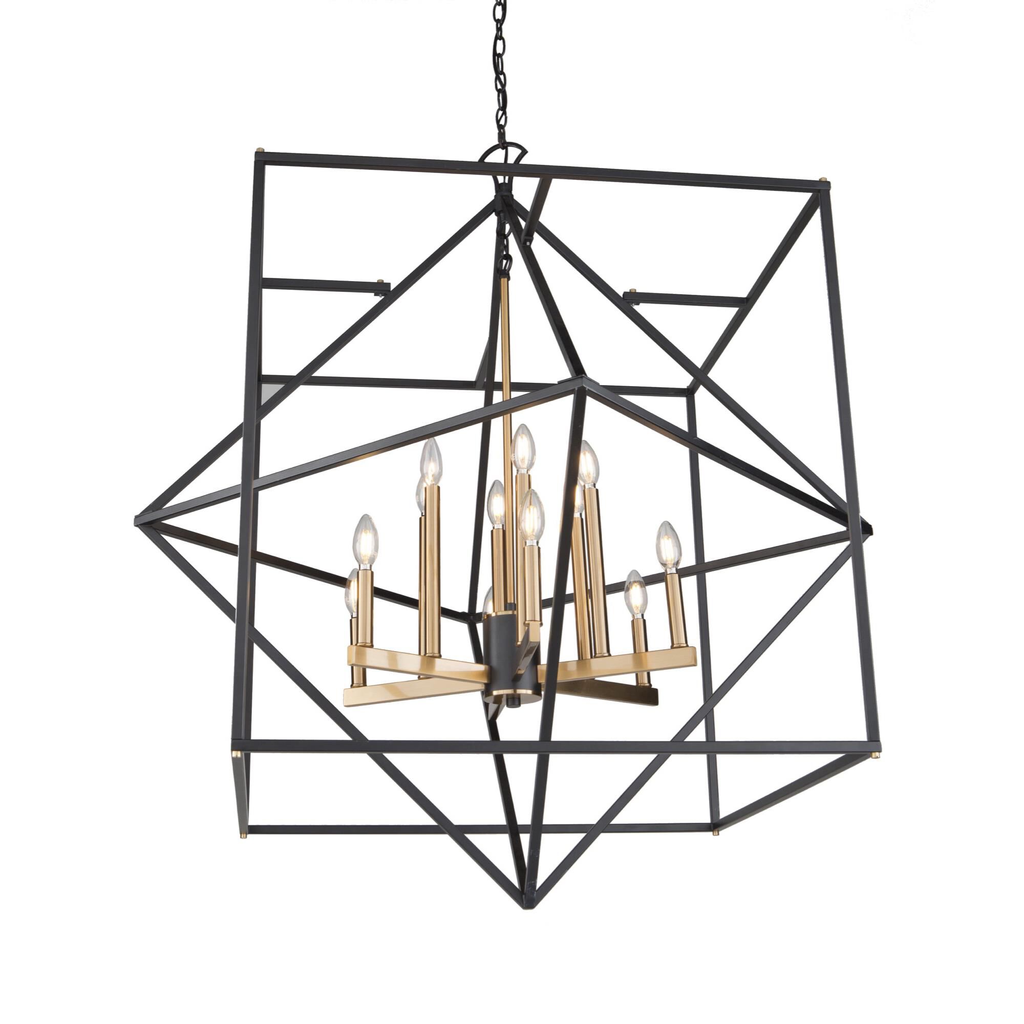 Shown in Matte Black - Harvest Brass finish