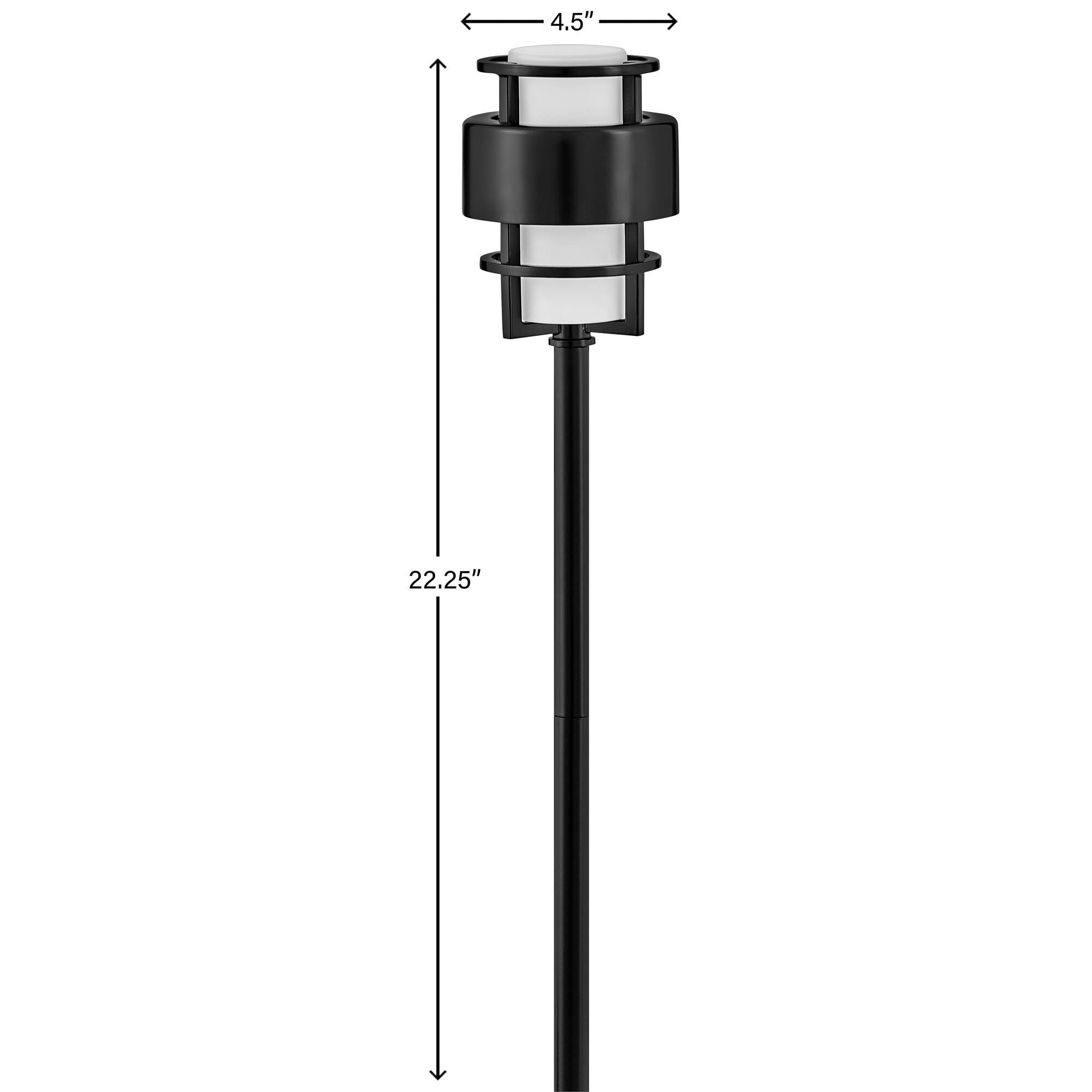 Shown in Satin Black finish and Etched Opal glass