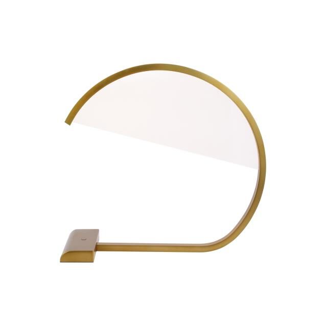 Shown in Natural Brass finish and Metal shade