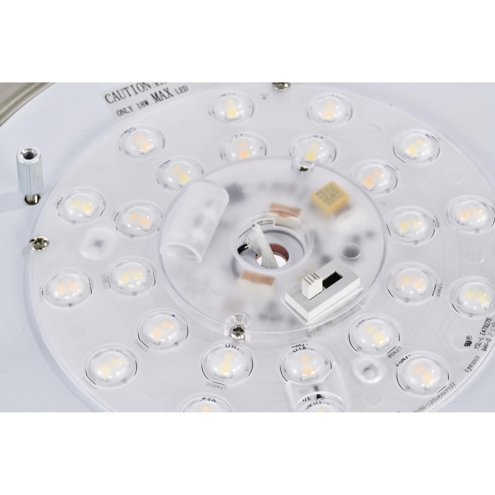 Colorquick Glamour 10 Inch 1 Light LED Flush Mount by Nuvo Lighting