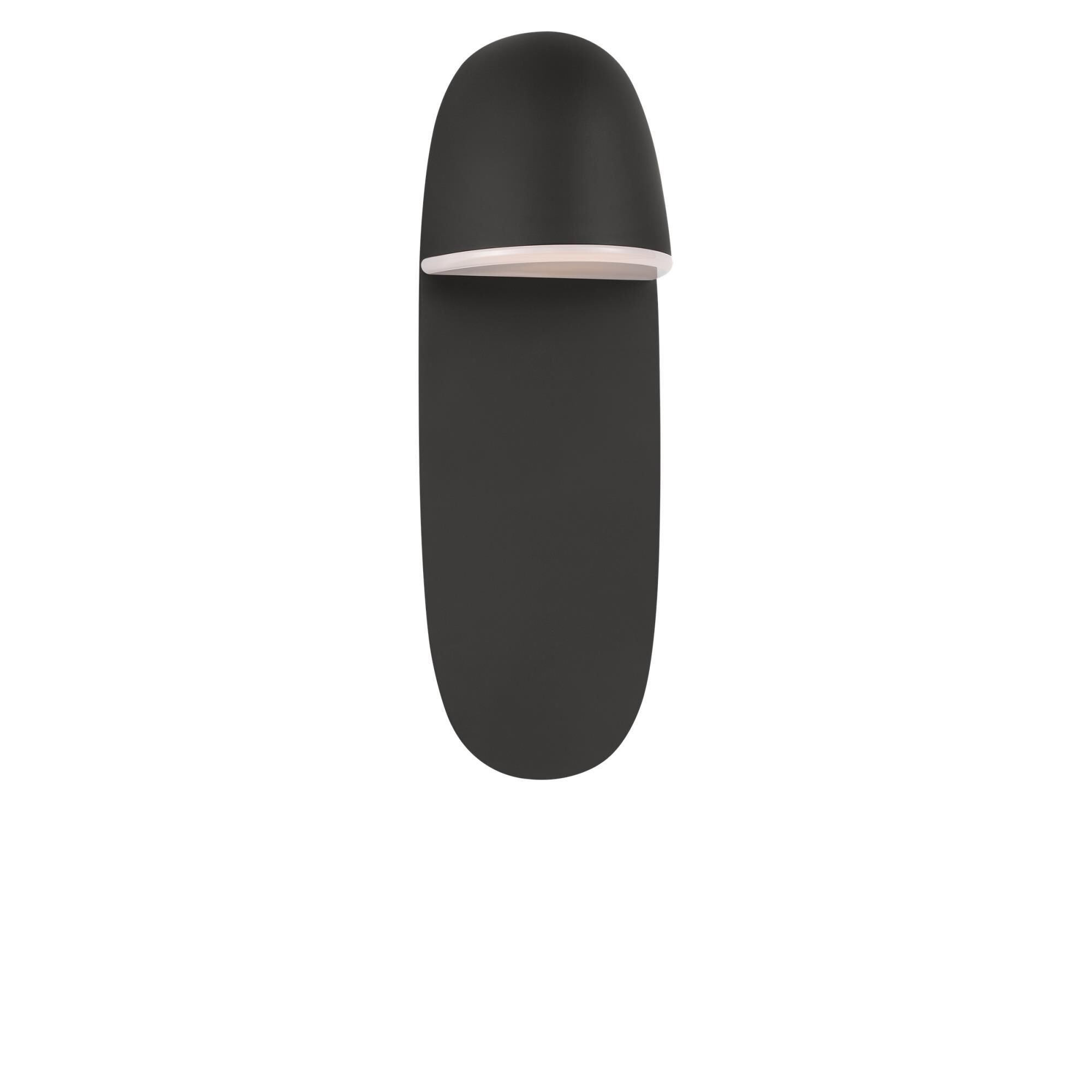 Shown in Midnight Black finish and Spray White Inside, Clear Outside glass